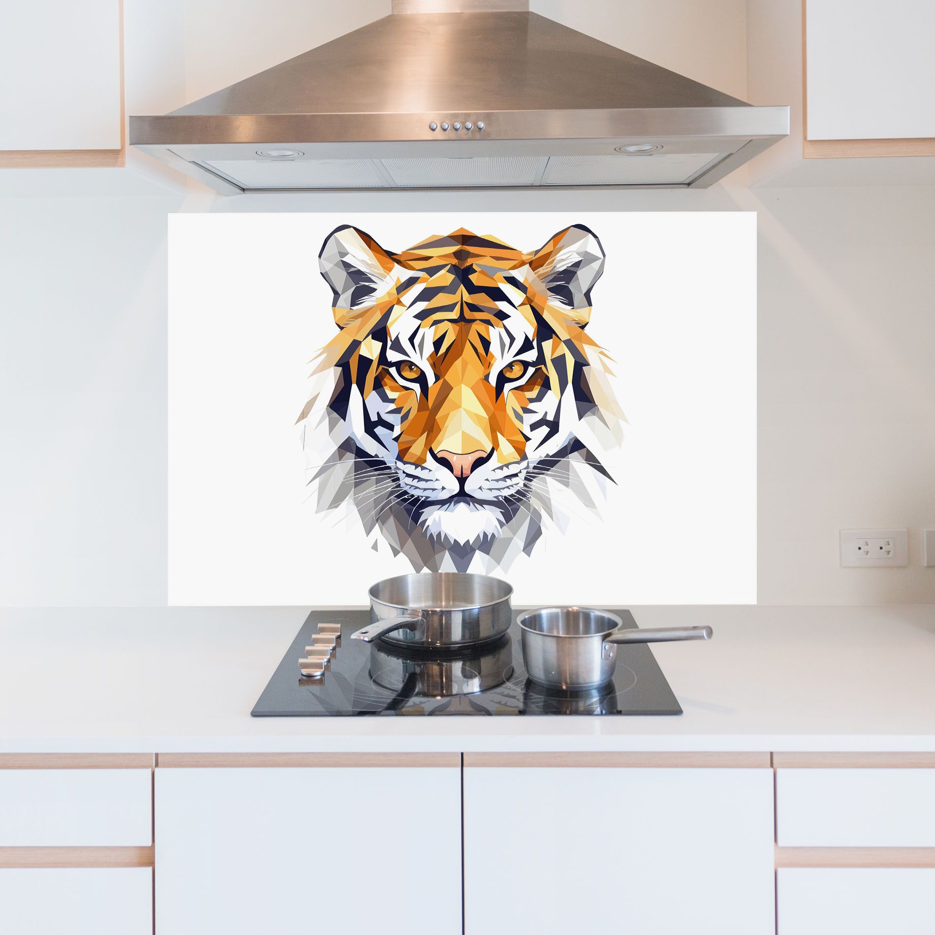 Beautifu Tiger Portrait mockup 5