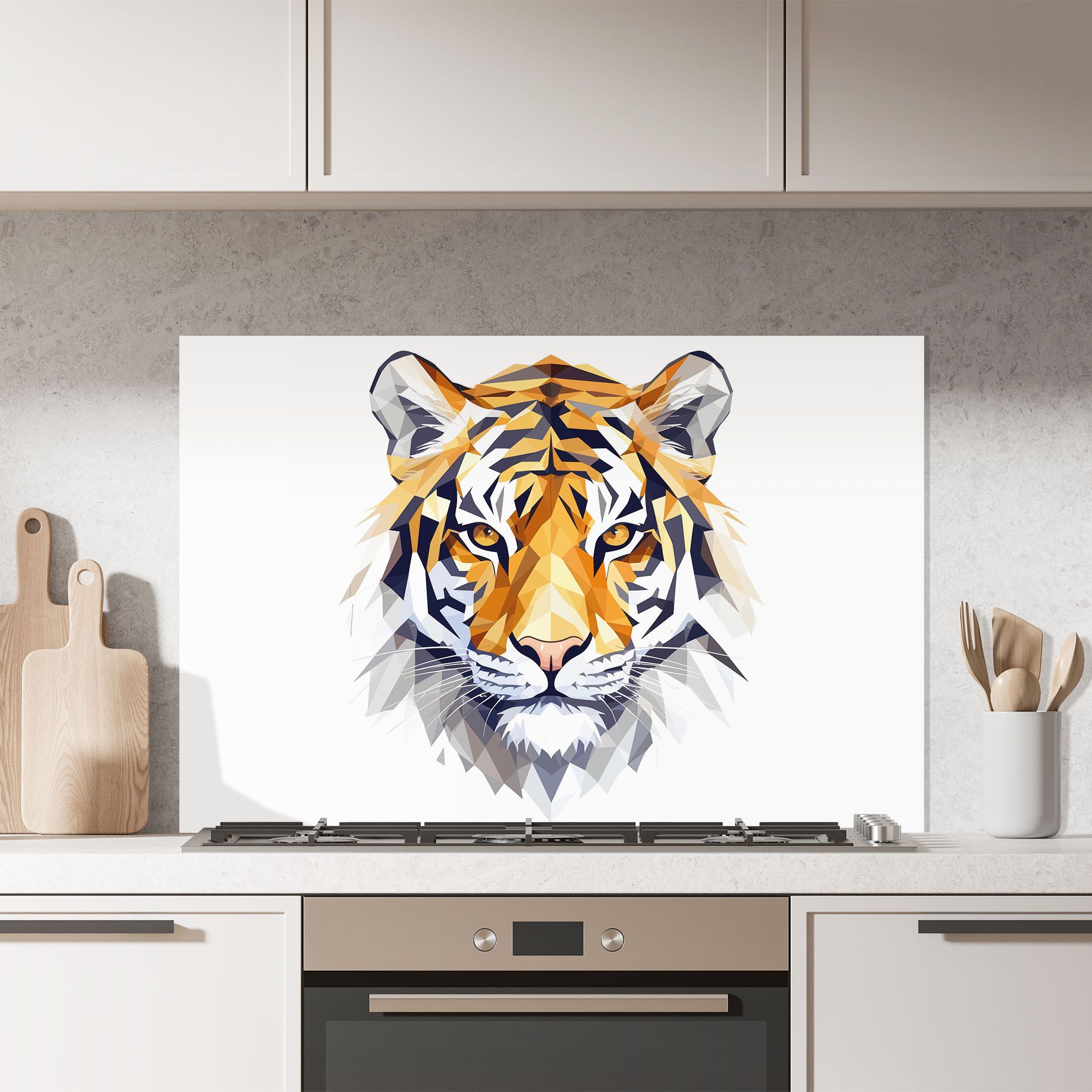 Beautifu Tiger Portrait mockup 7