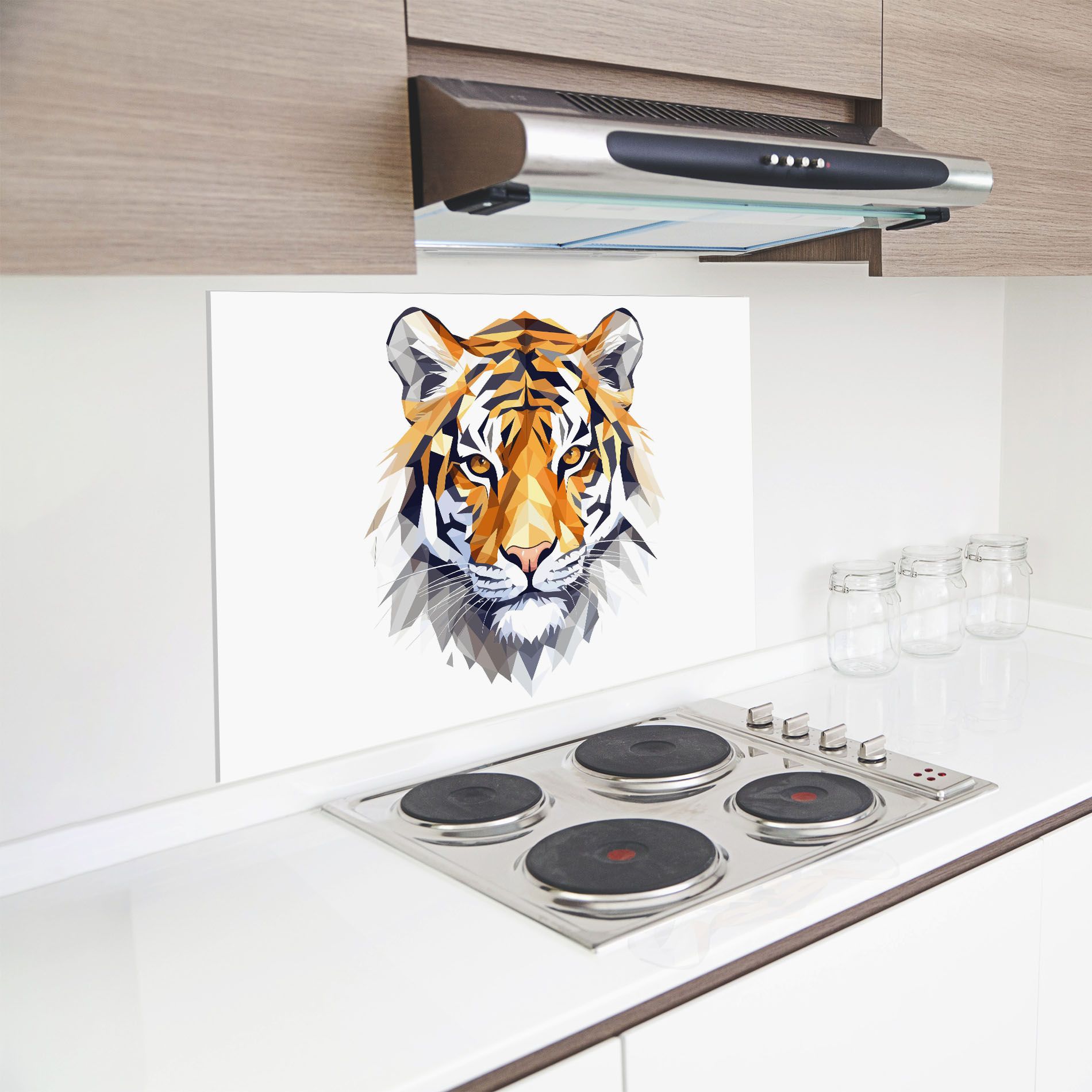 Beautifu Tiger Portrait mockup 8