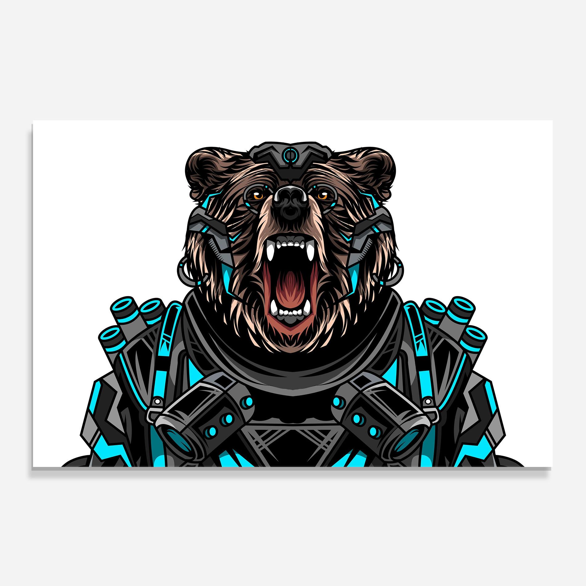Cyborg Bear mockup 0
