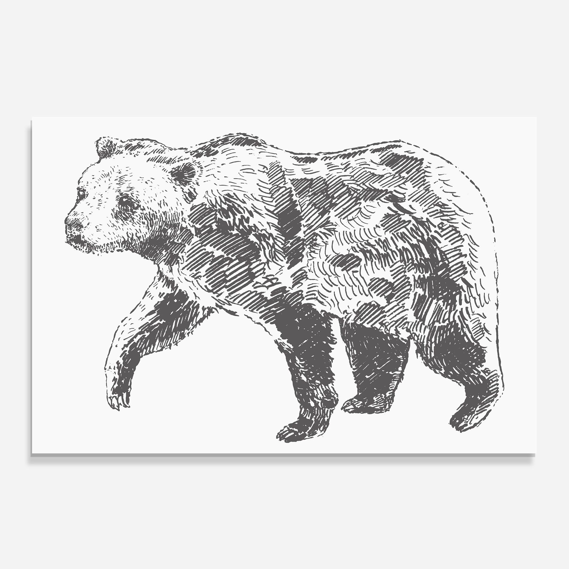 Grizzly Shilouette mockup 0