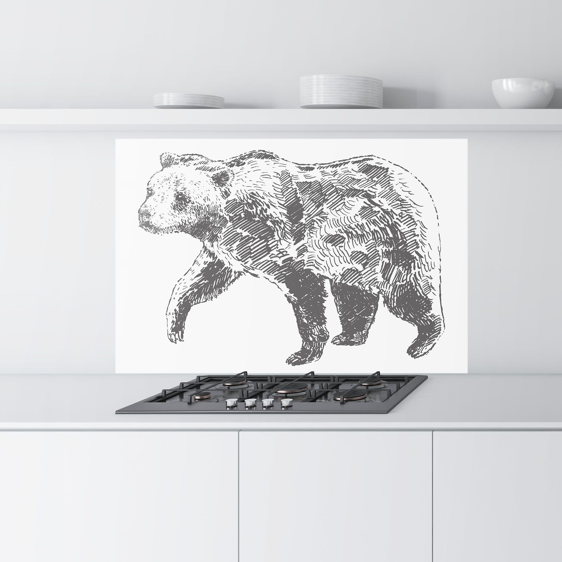 Grizzly Shilouette mockup 9