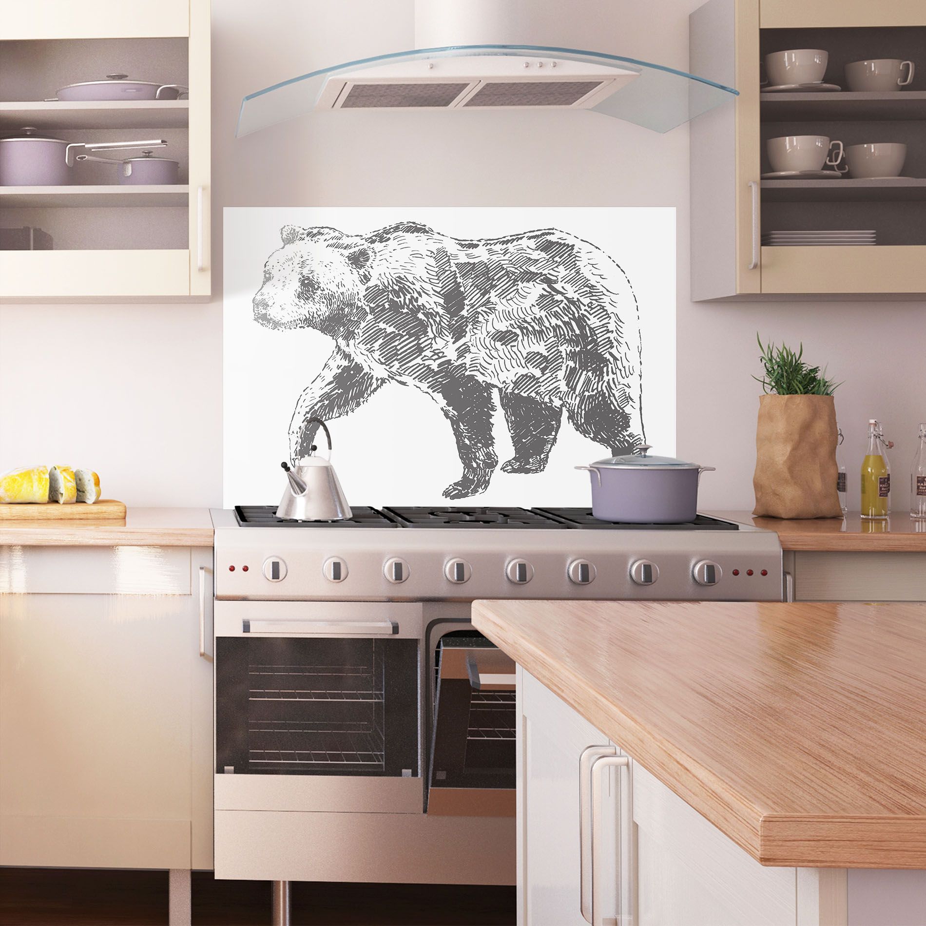 Grizzly Shilouette mockup 1