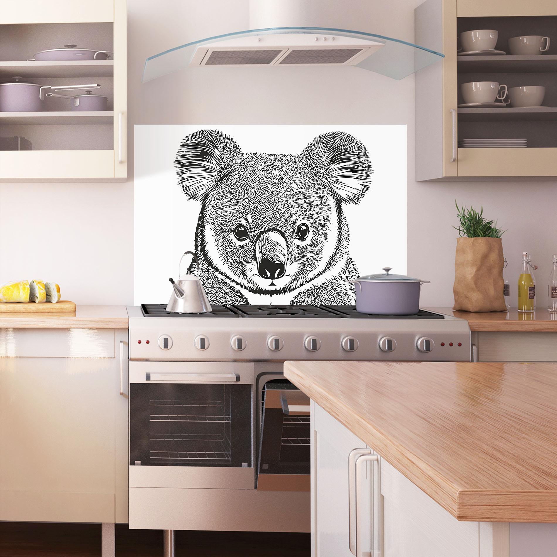 Panou Sticla Bucatarie Koala Line mockup 1