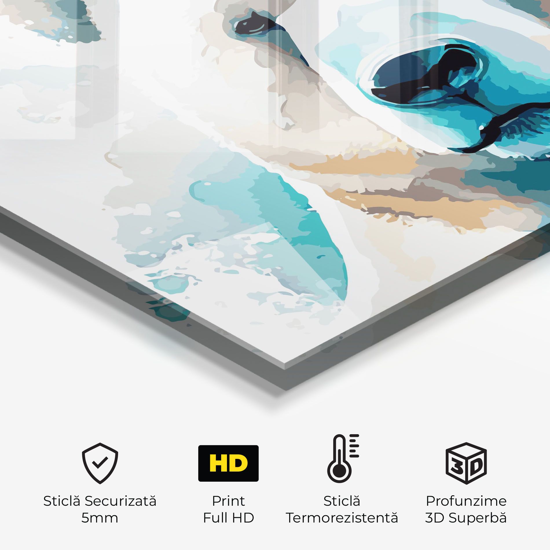 Big Watercolor Bear mockup 2