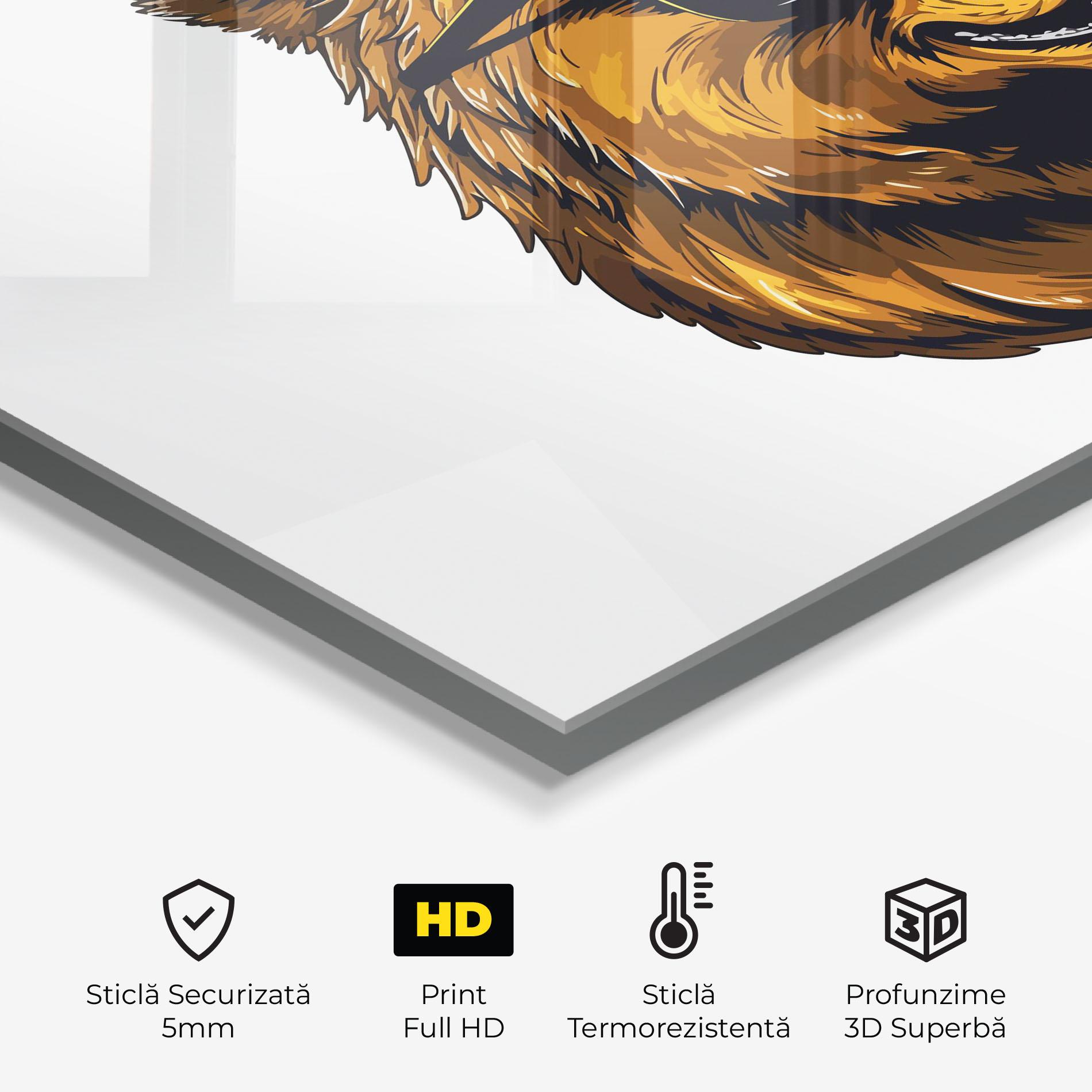 Panou Sticla Bucatarie Cool Glasses mockup 2