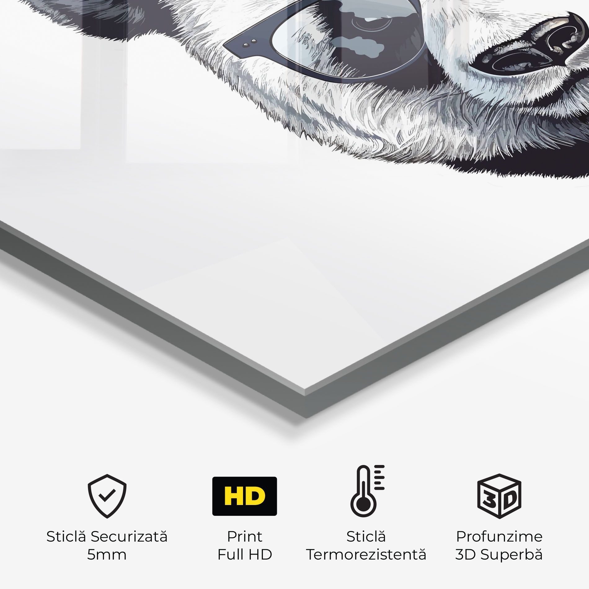 Cute Glasses Panda mockup 2