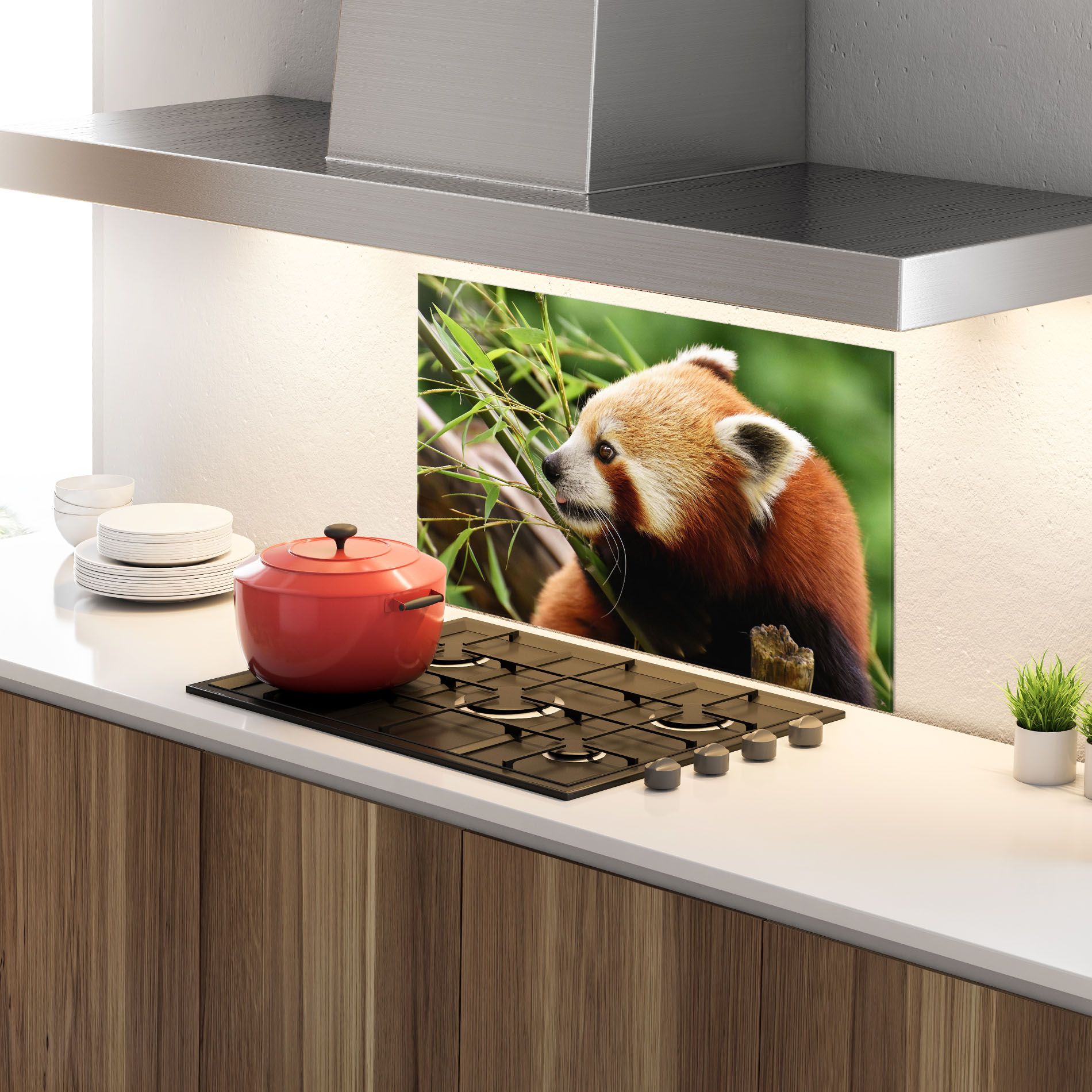 Cute Red Panda mockup 4