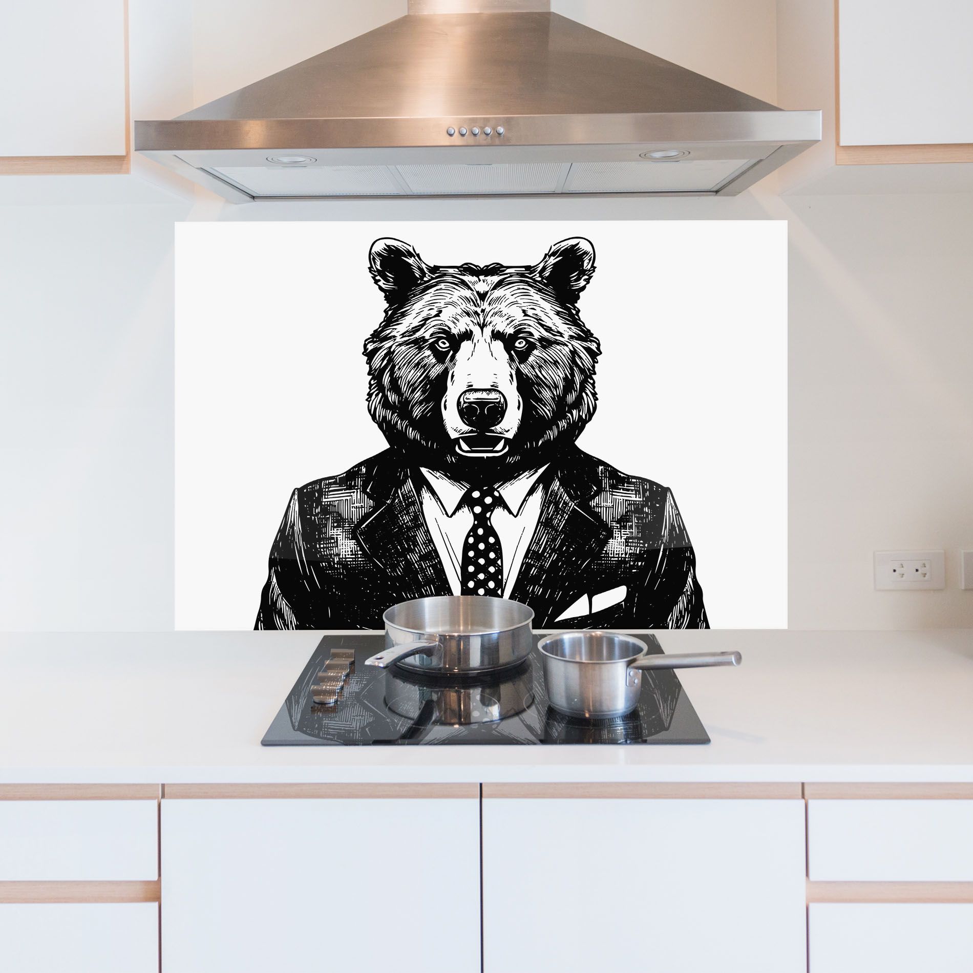 Bear In Suit mockup 5