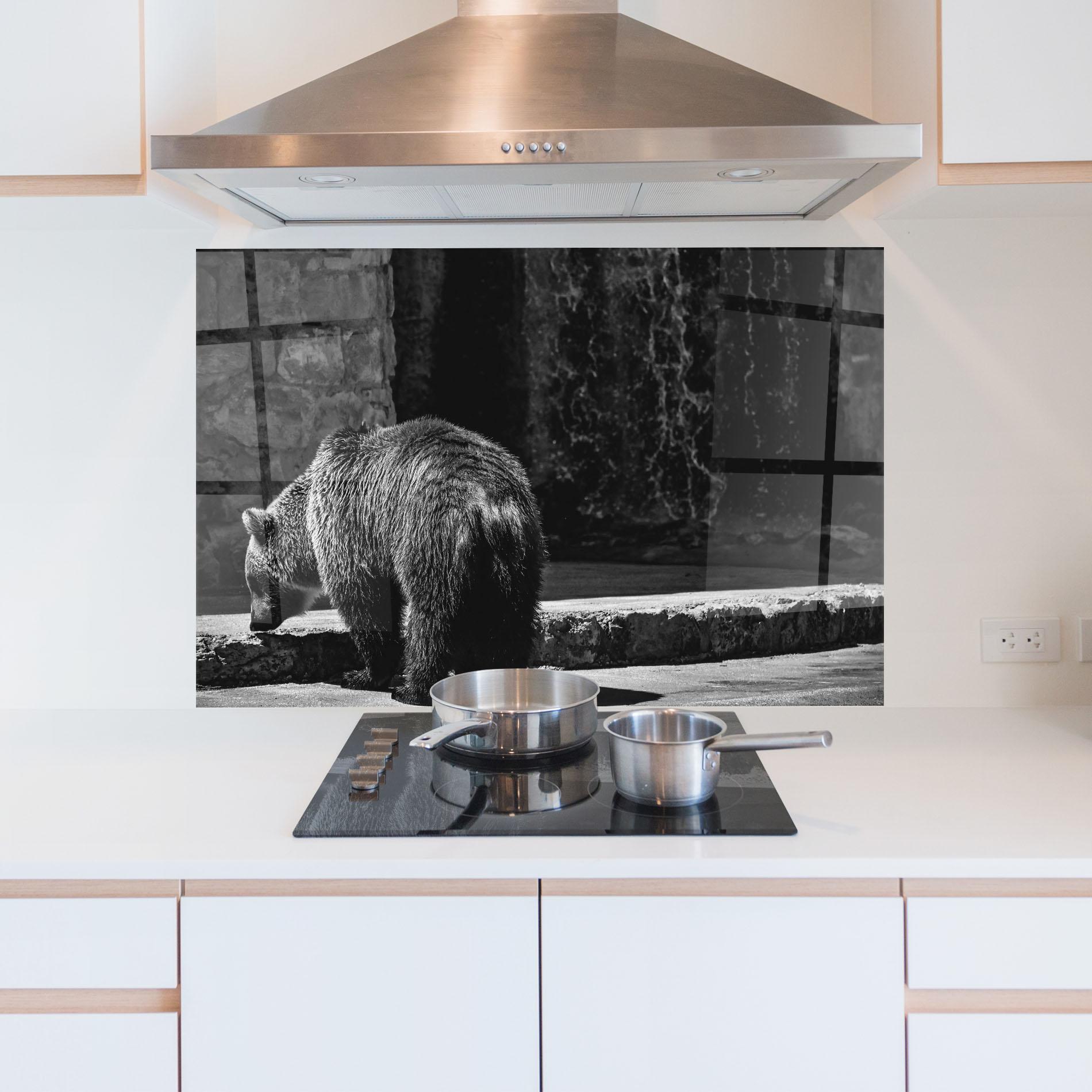 Panou Sticla Bucatarie Grey Bear mockup 5