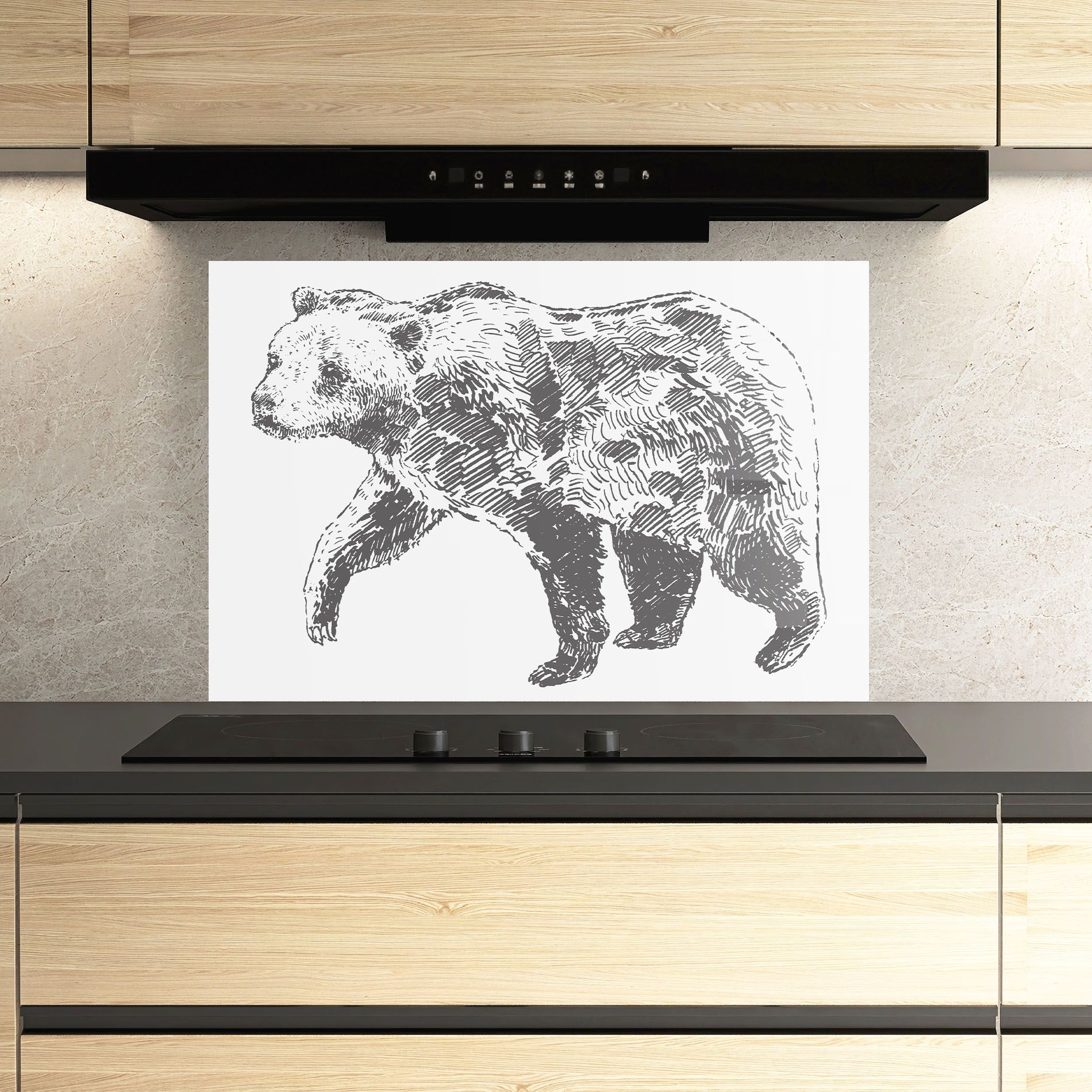 Grizzly Shilouette mockup 3