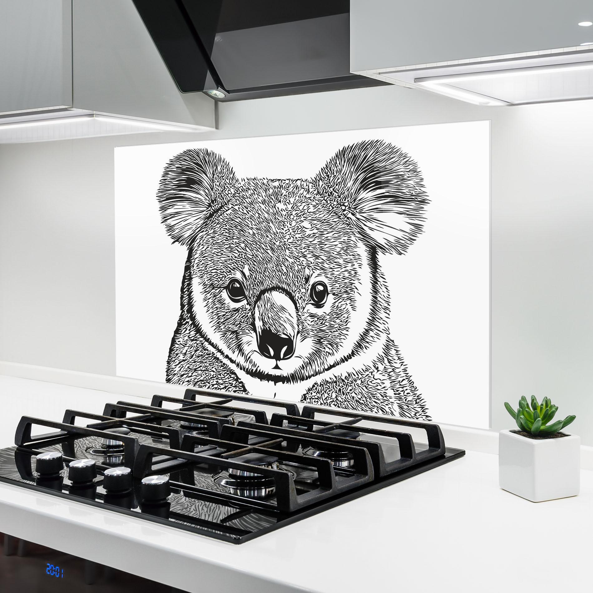 Panou Sticla Bucatarie Koala Line mockup 6