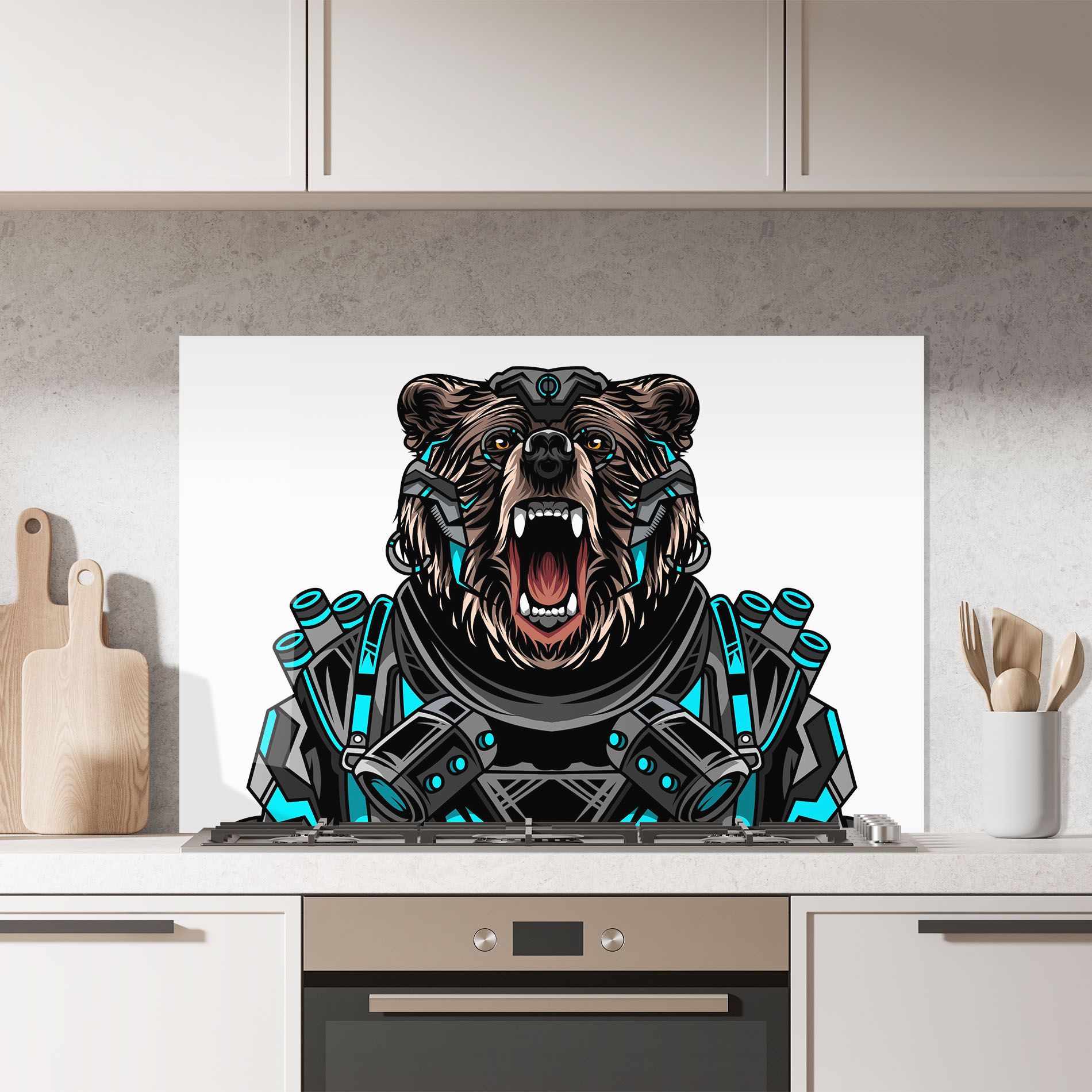 Cyborg Bear mockup 7
