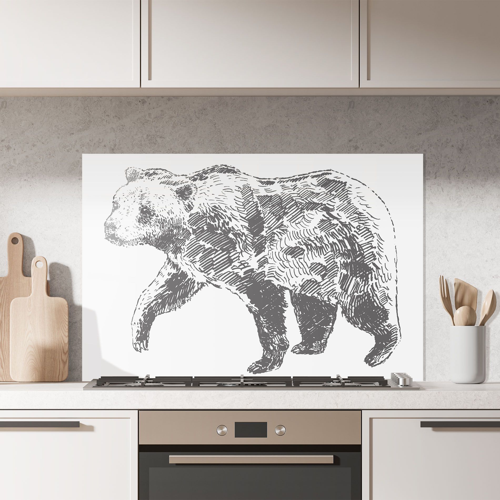 Grizzly Shilouette mockup 7