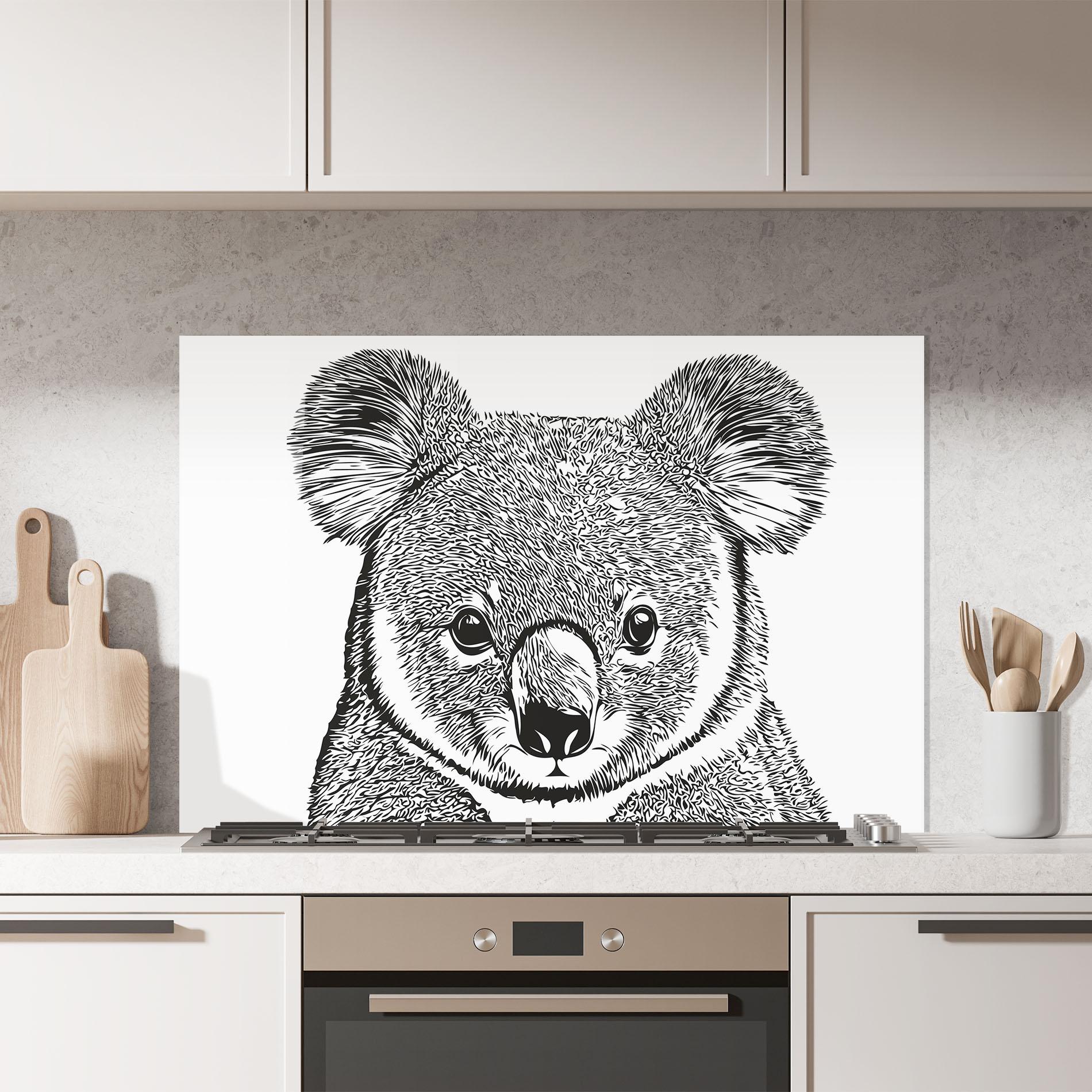 Panou Sticla Bucatarie Koala Line mockup 7