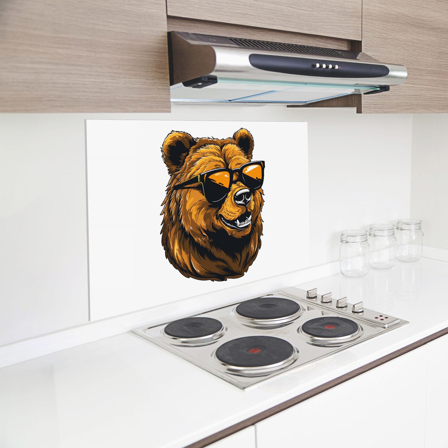 Panou Sticla Bucatarie Cool Glasses mockup 8