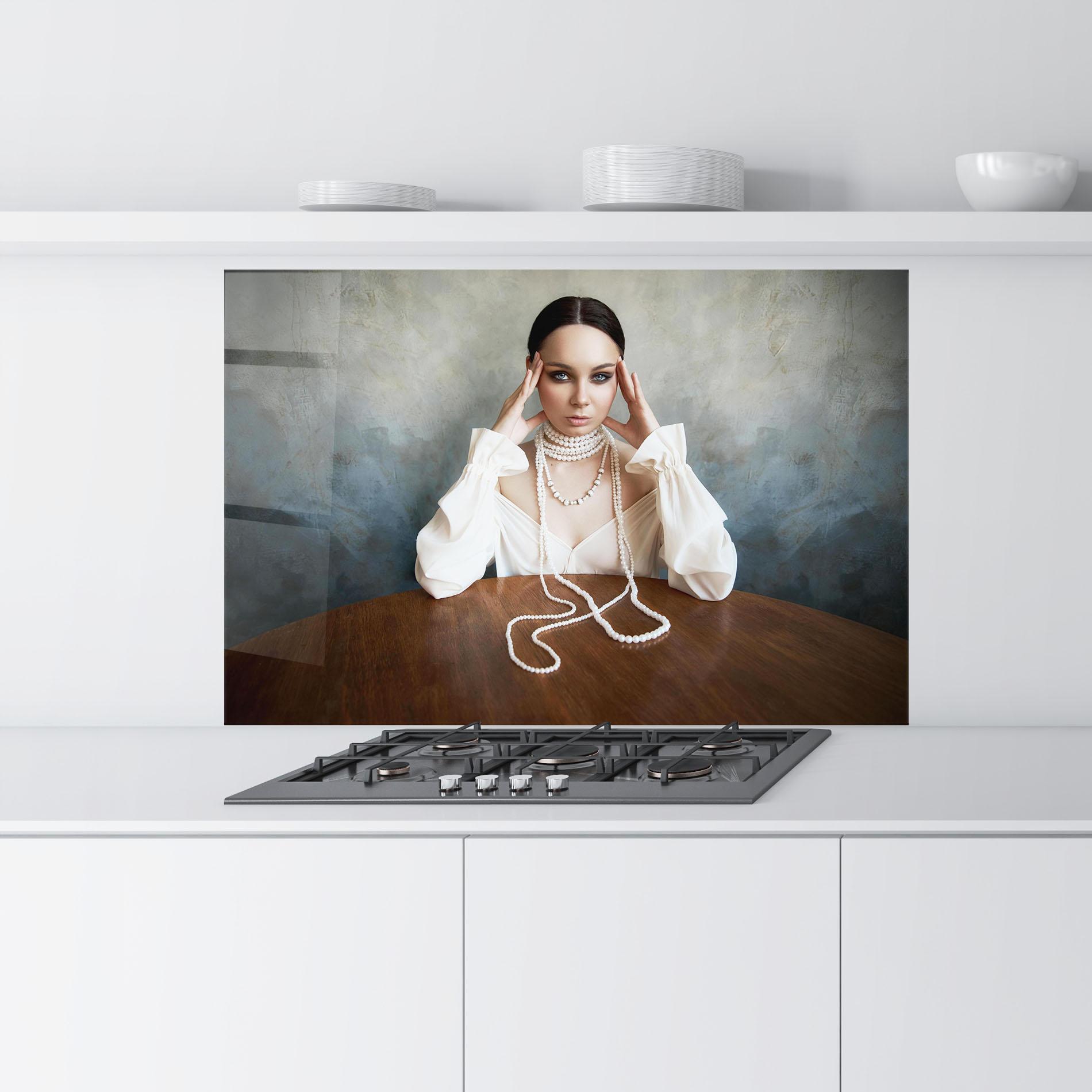 Panou Sticla Bucatarie Boho Clothing Necklace mockup 9