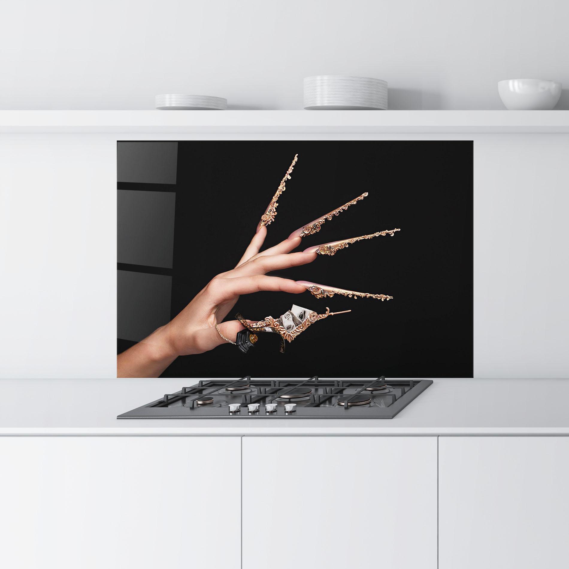 Panou Sticla Bucatarie Creative Manicure mockup 9