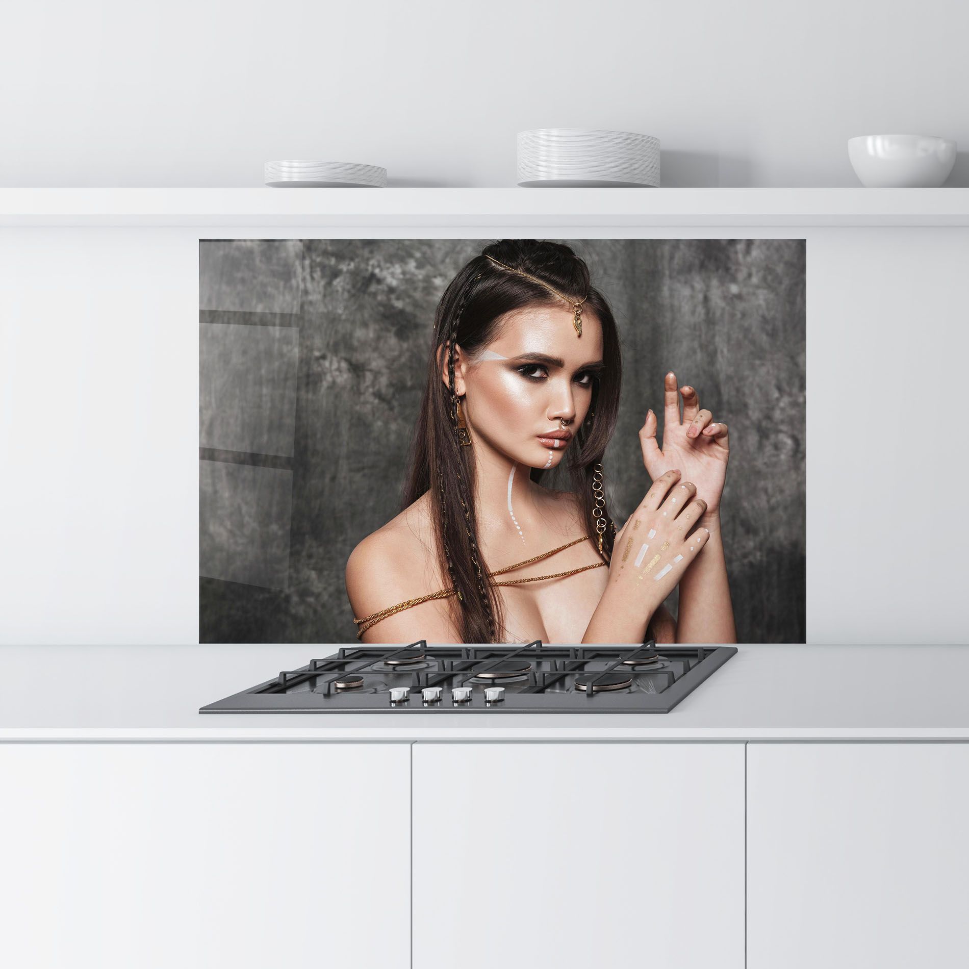 Gold Hair Accessory mockup 9