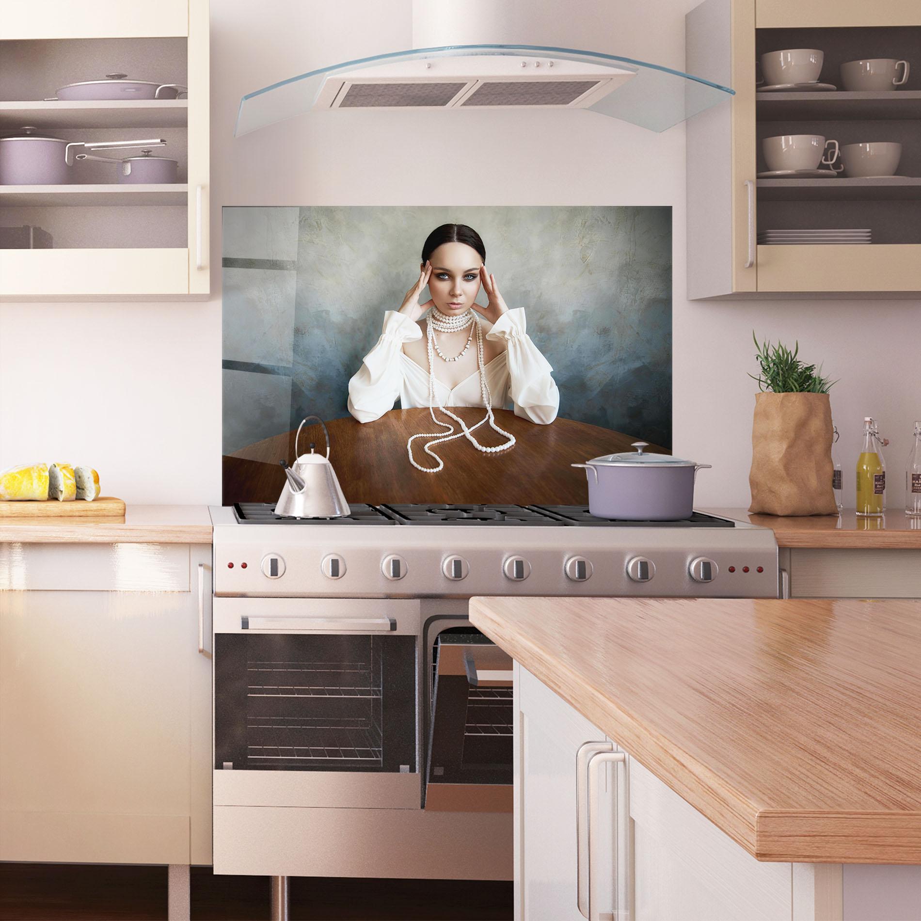 Panou Sticla Bucatarie Boho Clothing Necklace mockup 1