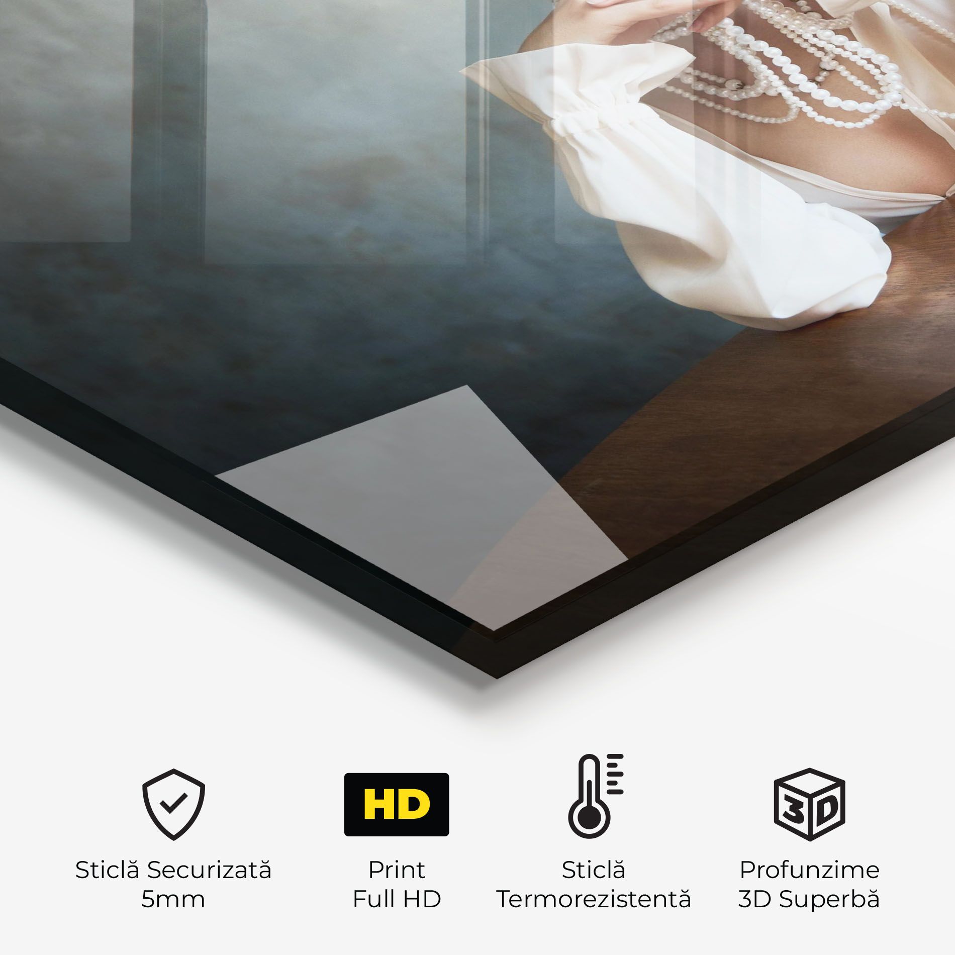 Girl White Pearls mockup 2