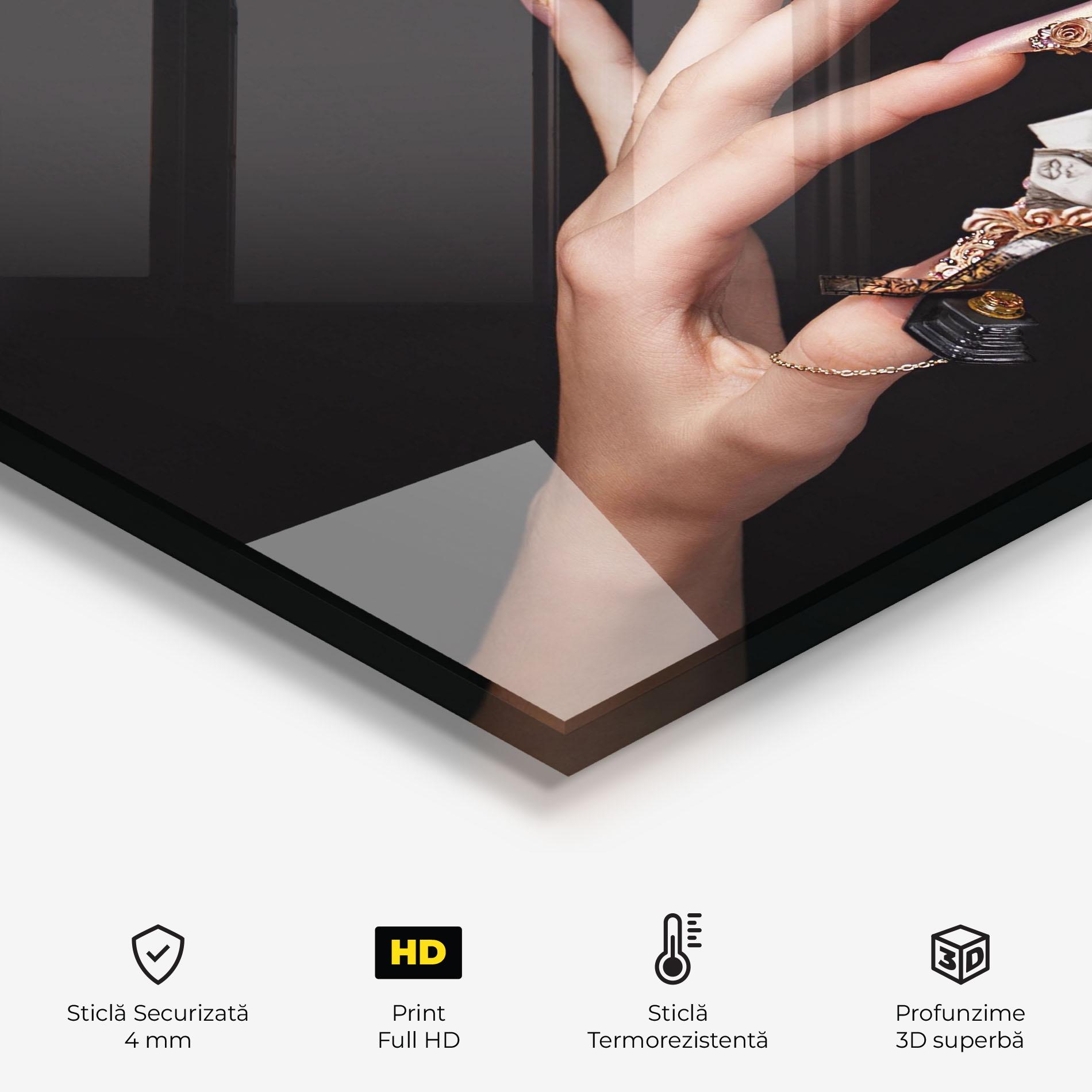 Panou Sticla Bucatarie Creative Manicure mockup 2