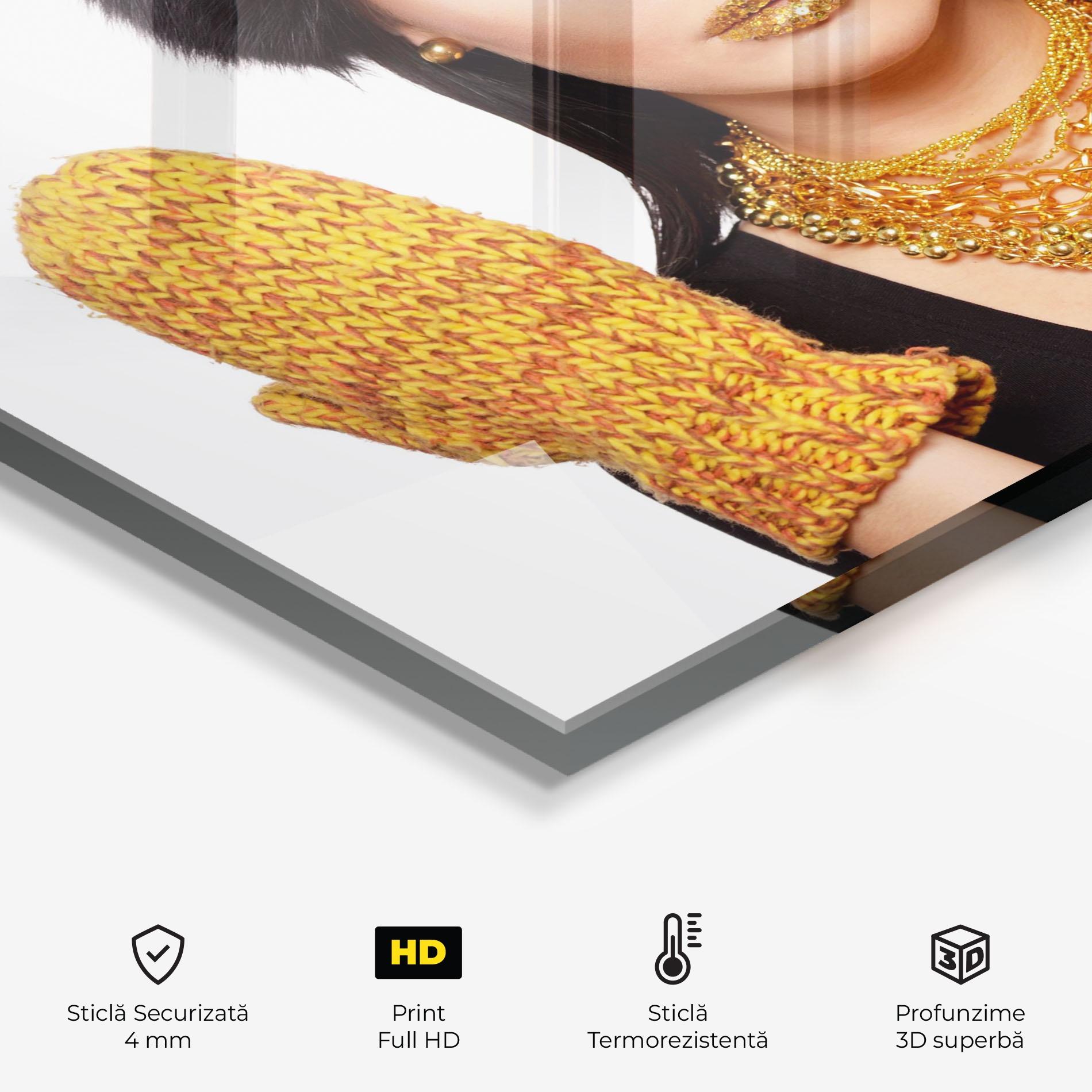 Panou Sticla Bucatarie Iteresting Gold Accessories mockup 2