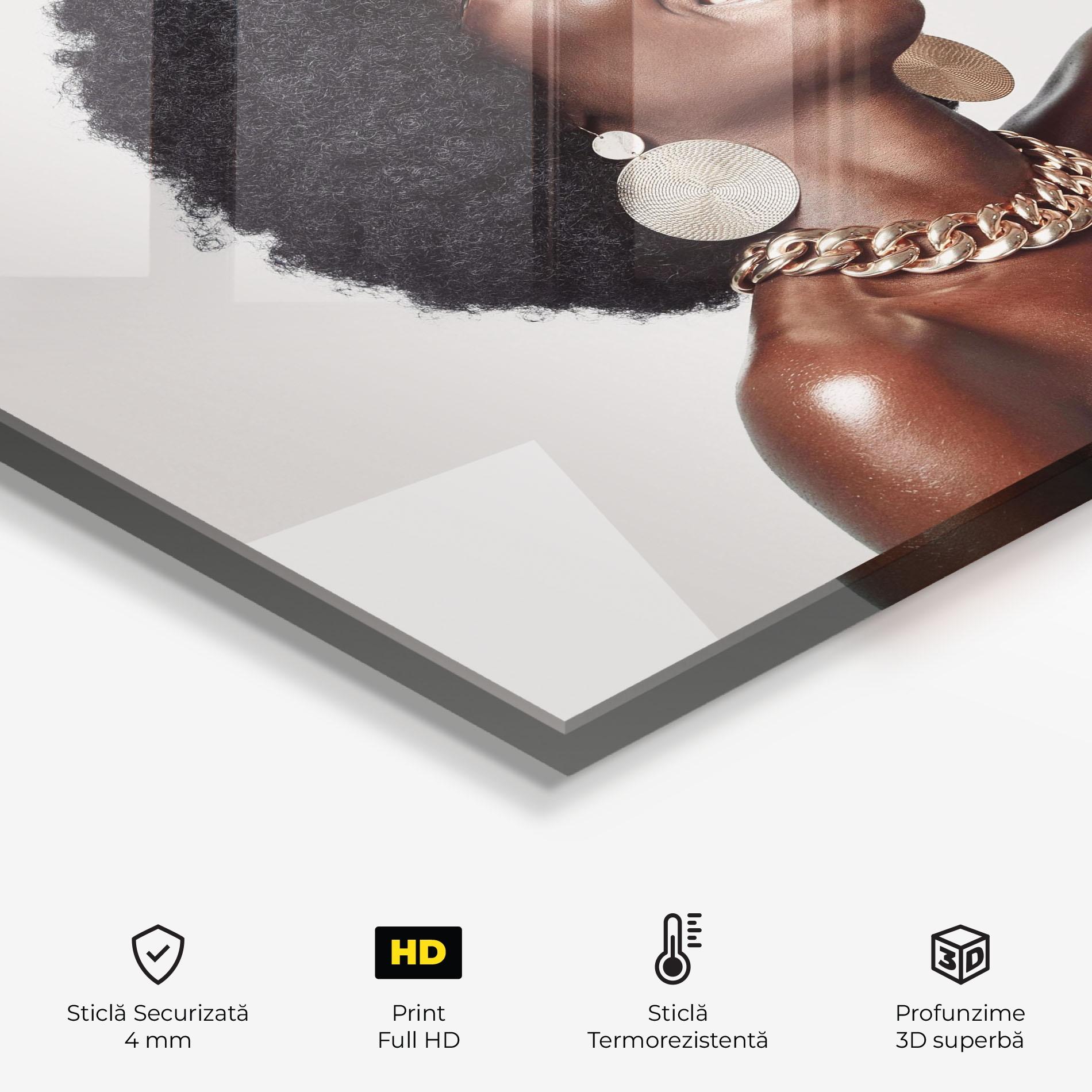 Panou Sticla Bucatarie Nice Gold Accessory mockup 2