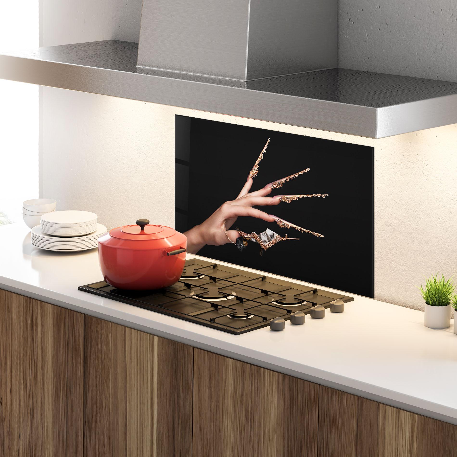 Panou Sticla Bucatarie Creative Manicure mockup 4