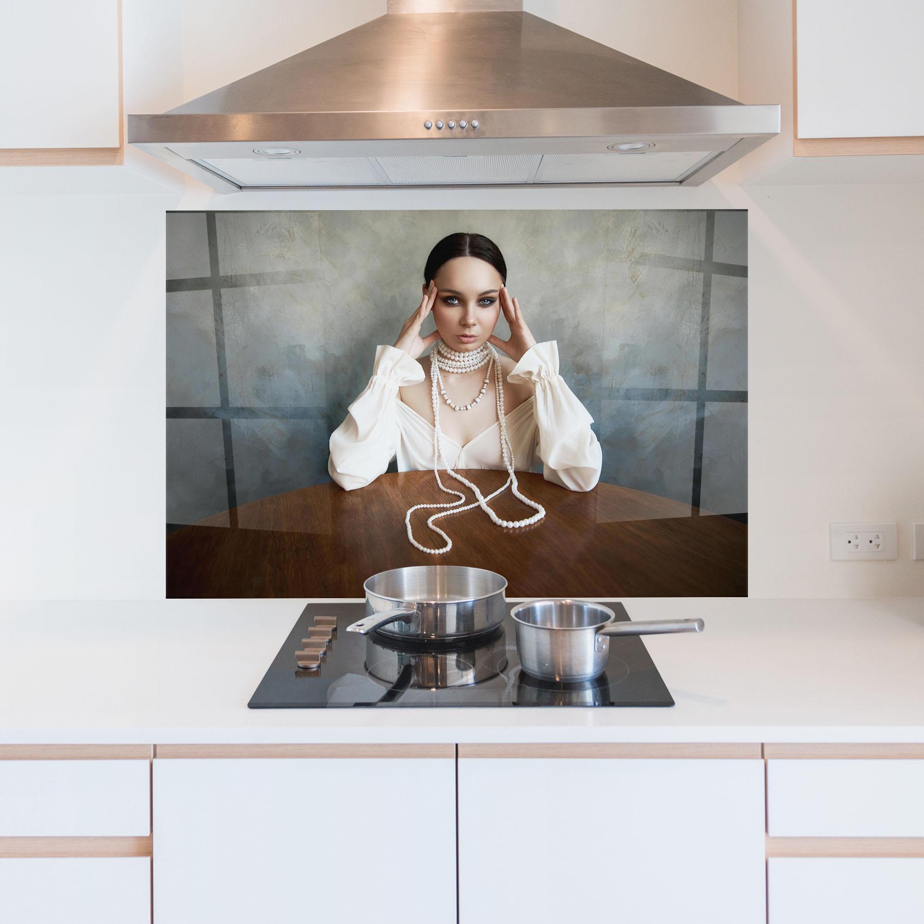 Panou Sticla Bucatarie Boho Clothing Necklace mockup 5