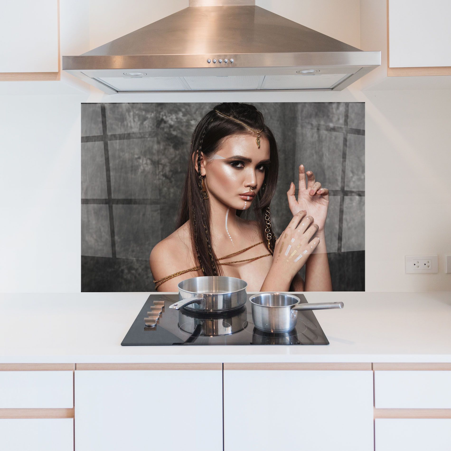 Gold Hair Accessory mockup 5