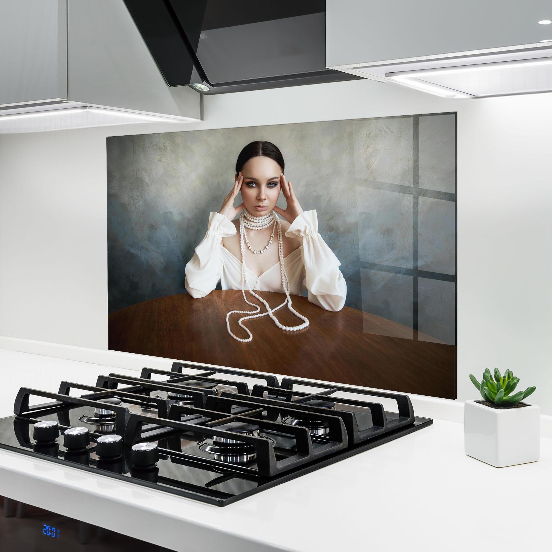 Panou Sticla Bucatarie Boho Clothing Necklace mockup 6