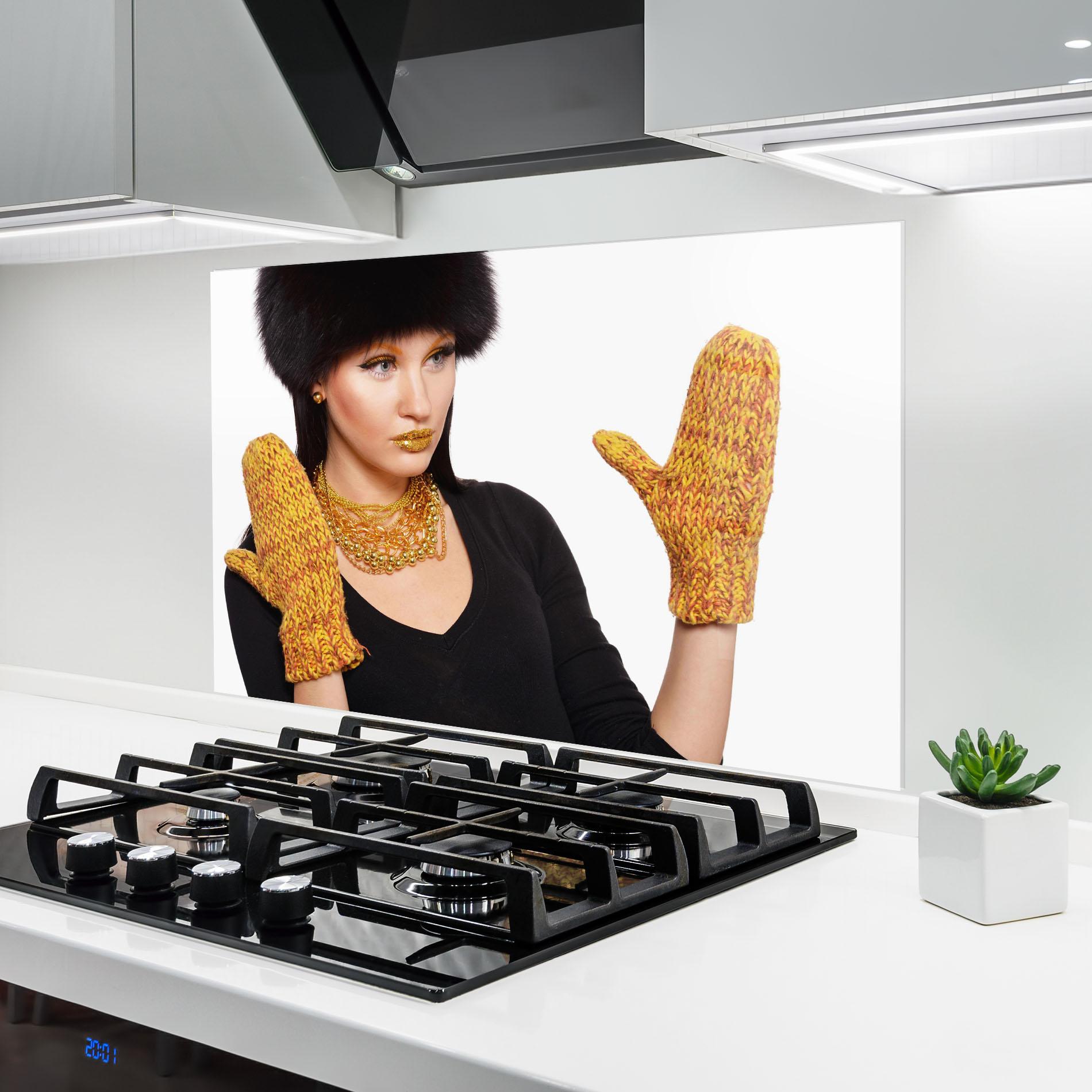 Panou Sticla Bucatarie Gold Accessories mockup 6