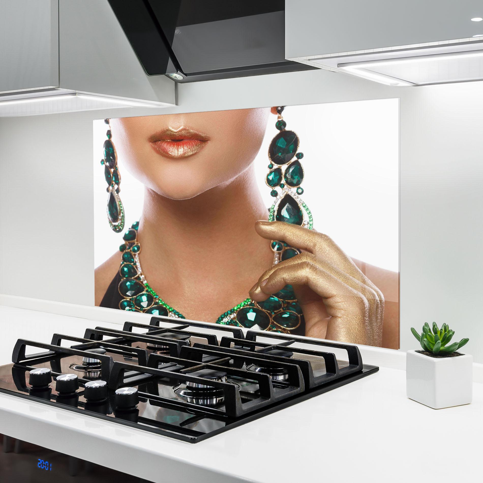 Panou Sticla Bucatarie Green Accessory mockup 6