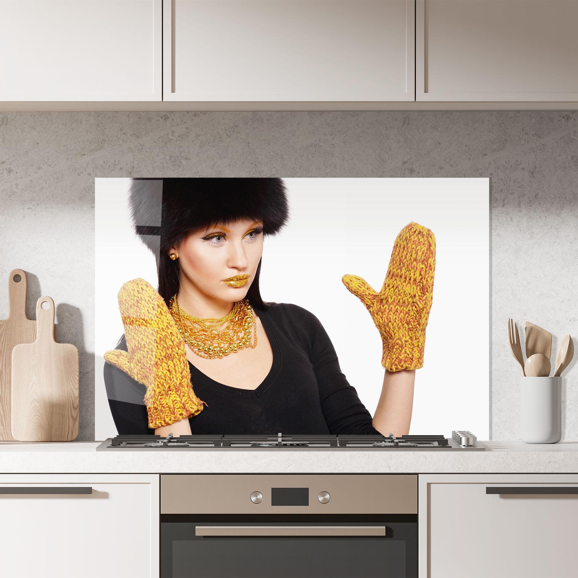 Panou Sticla Bucatarie Gold Accessories mockup 7