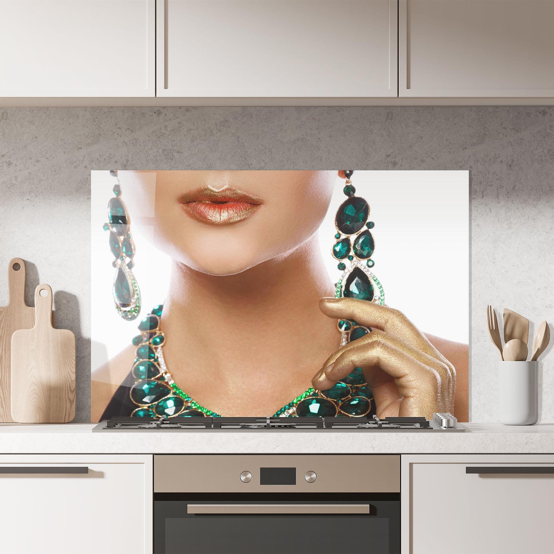 Panou Sticla Bucatarie Green Accessory mockup 7