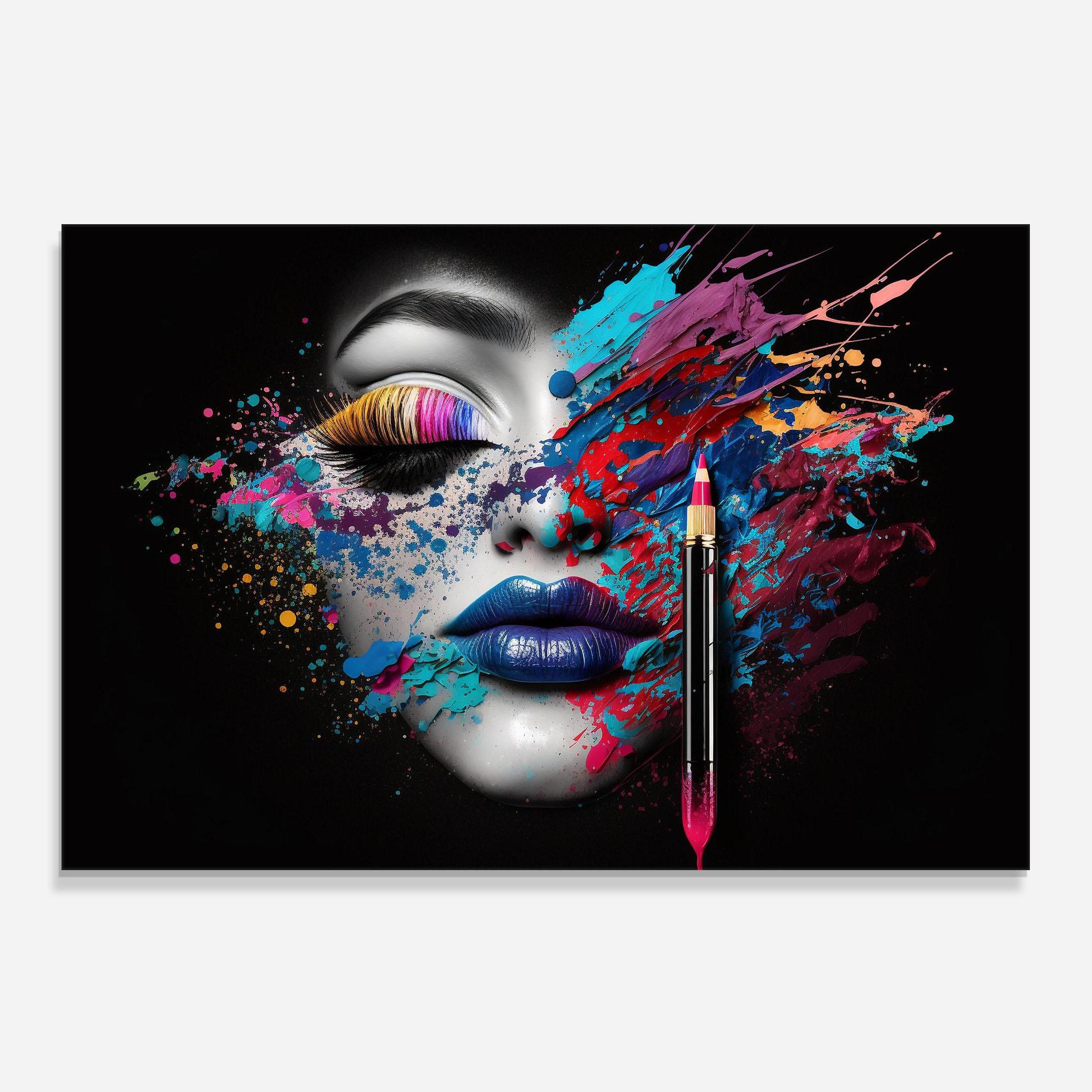 Panou Sticla Bucatarie Cosmetology Concept mockup 0