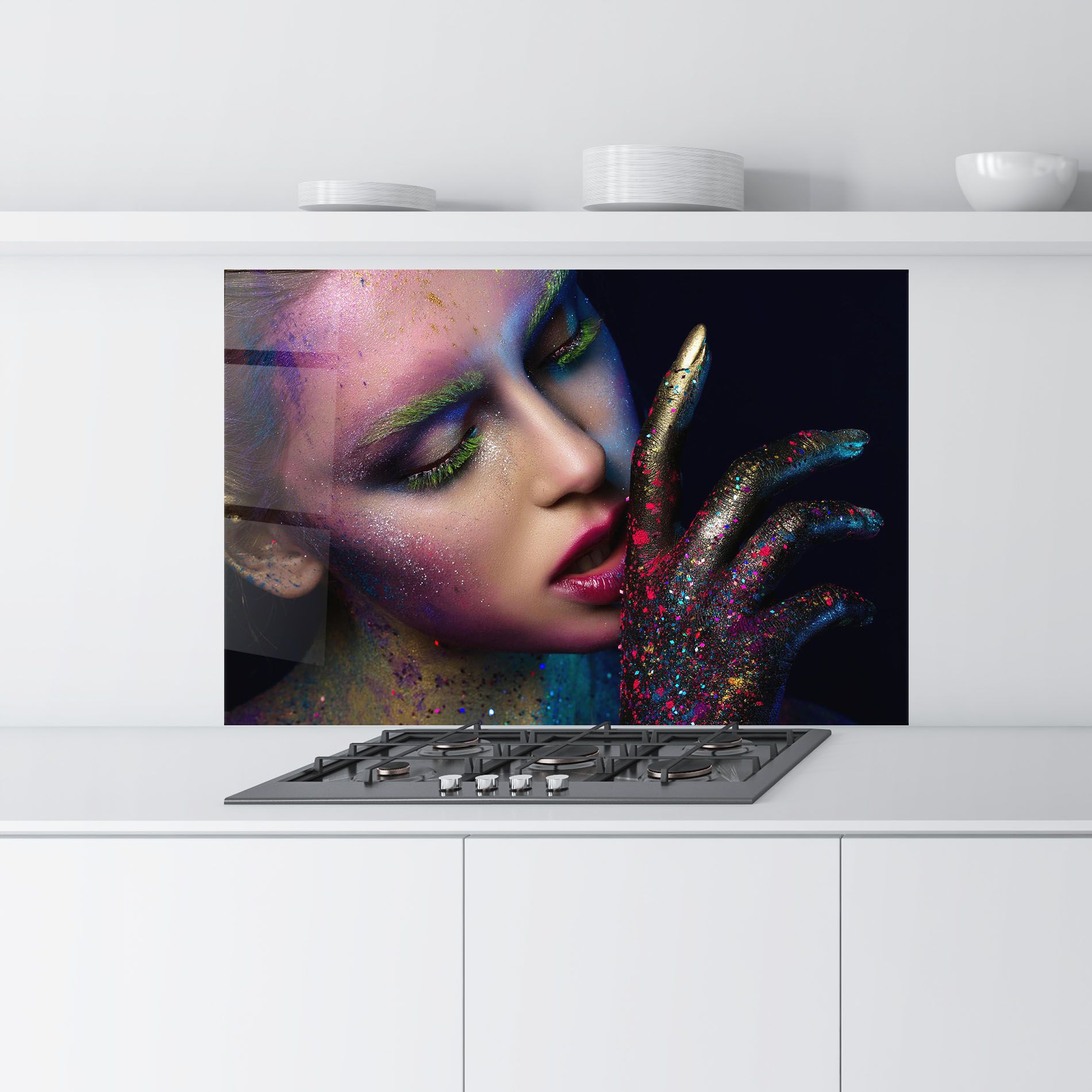 Green Eyelashes mockup 9