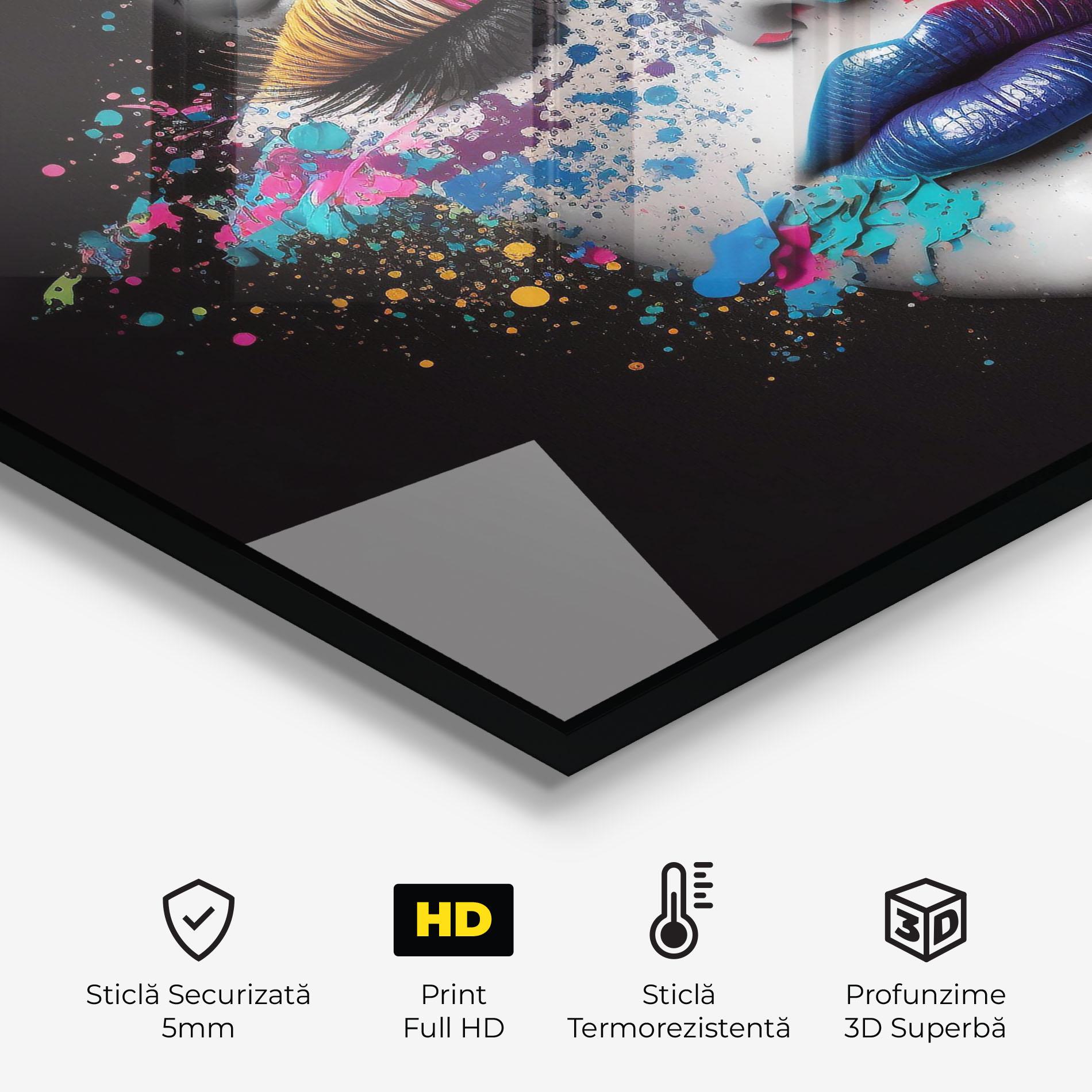 Panou Sticla Bucatarie Cosmetology Concept mockup 2