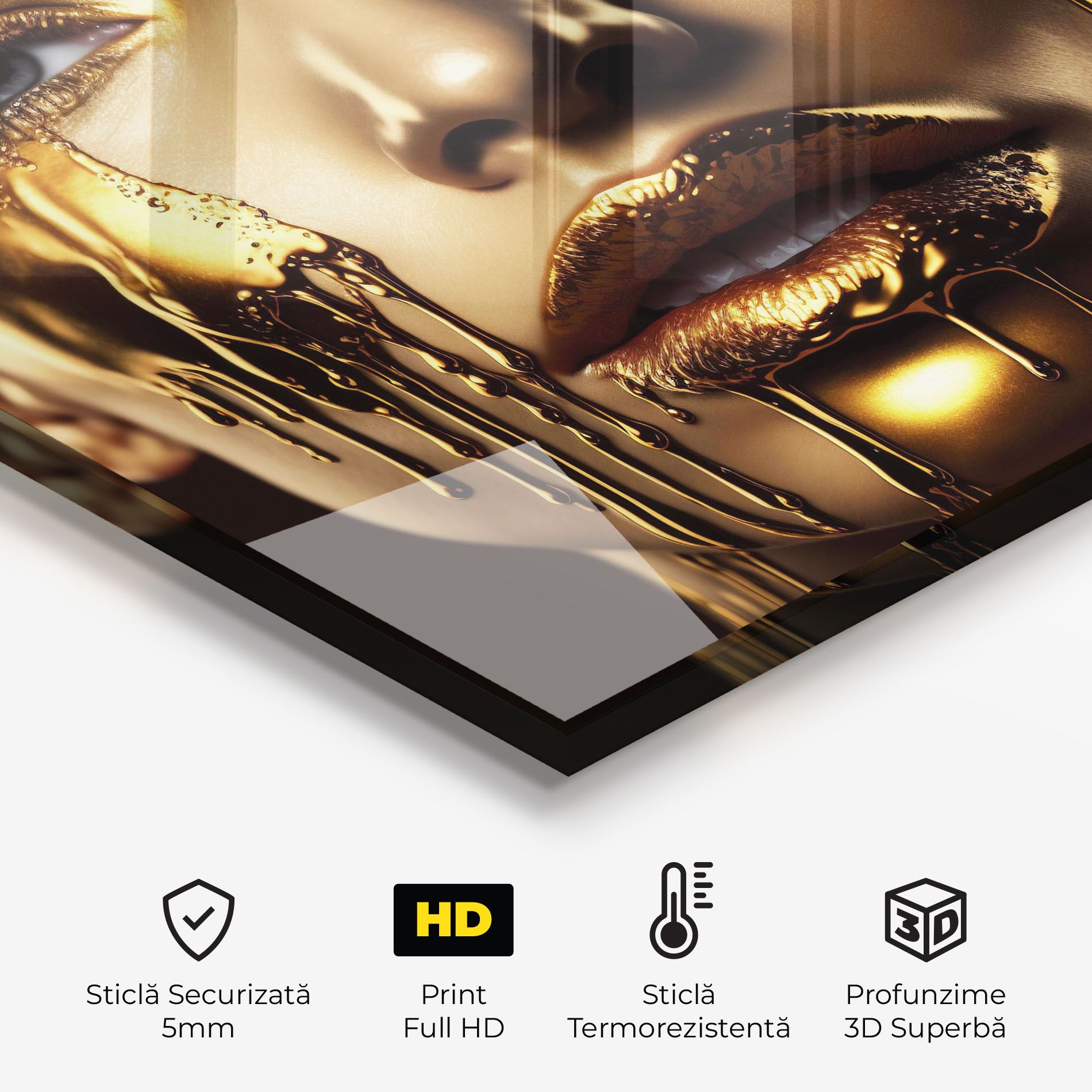 Gold Dripping Makeup mockup 2