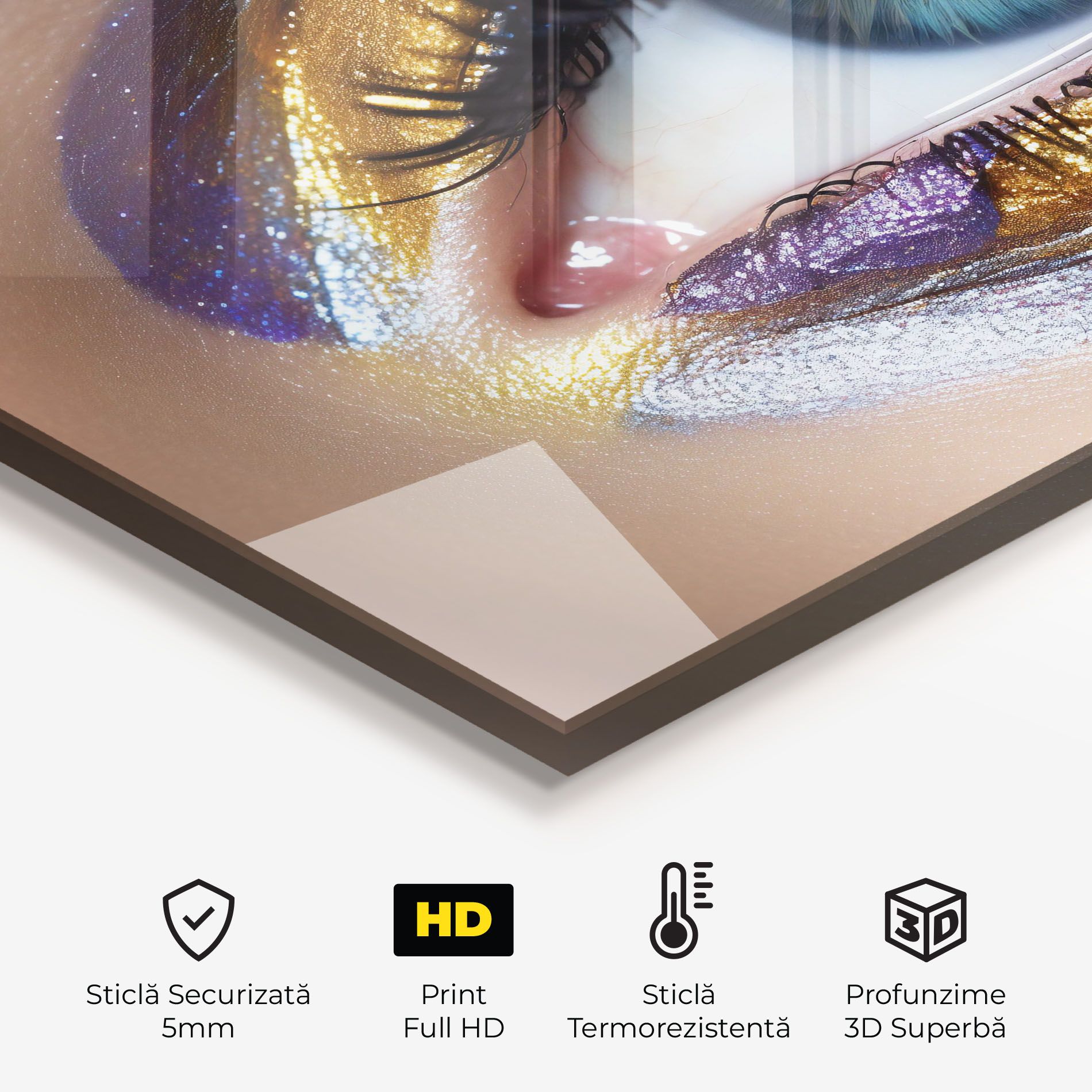 Golden Purple Make Up mockup 2