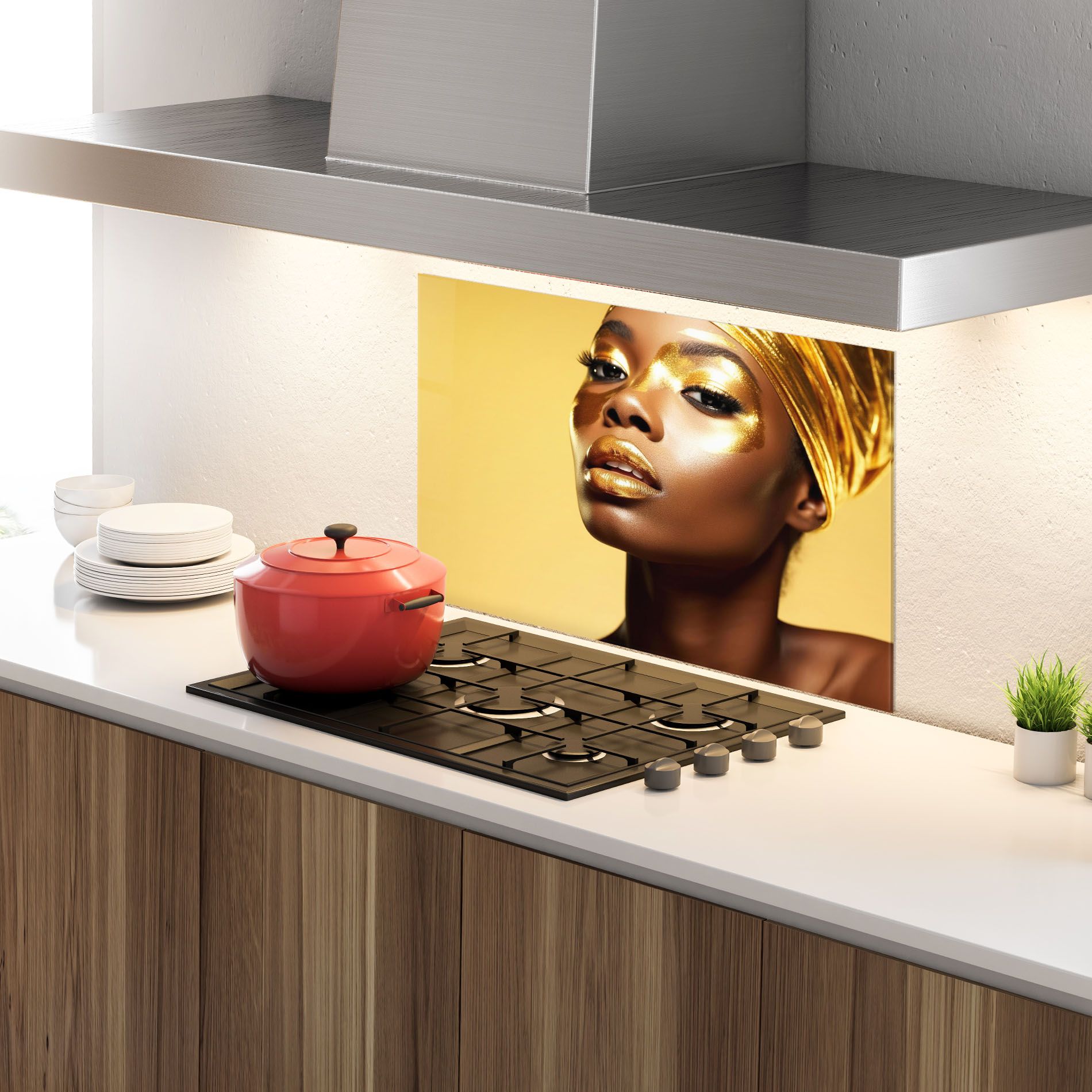 Gold Headdress mockup 4