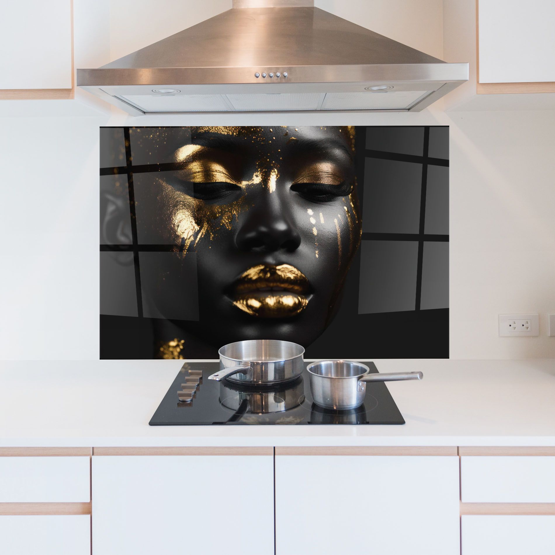 Gold Eyes Makeup mockup 5