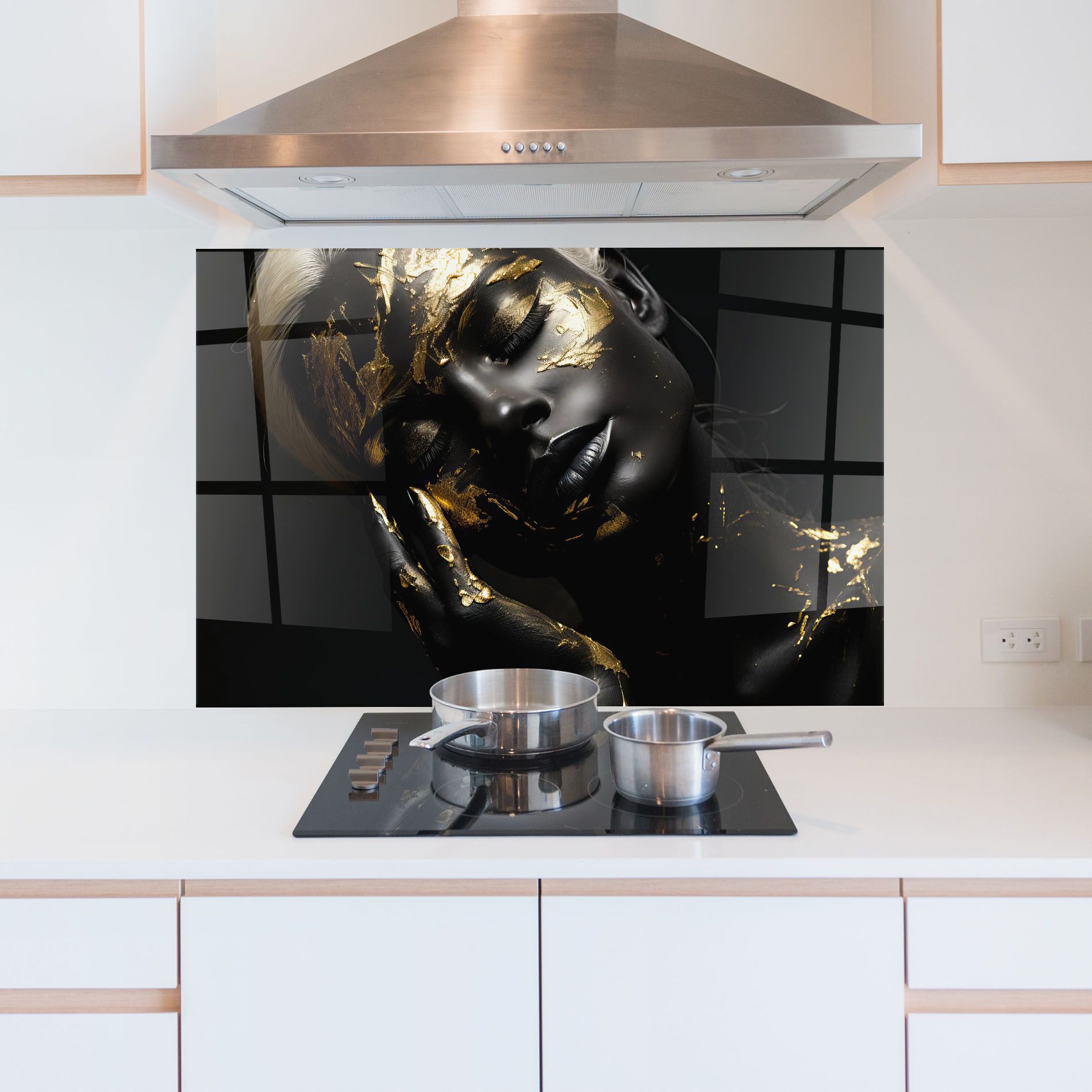 Gold Makeup On Black mockup 5