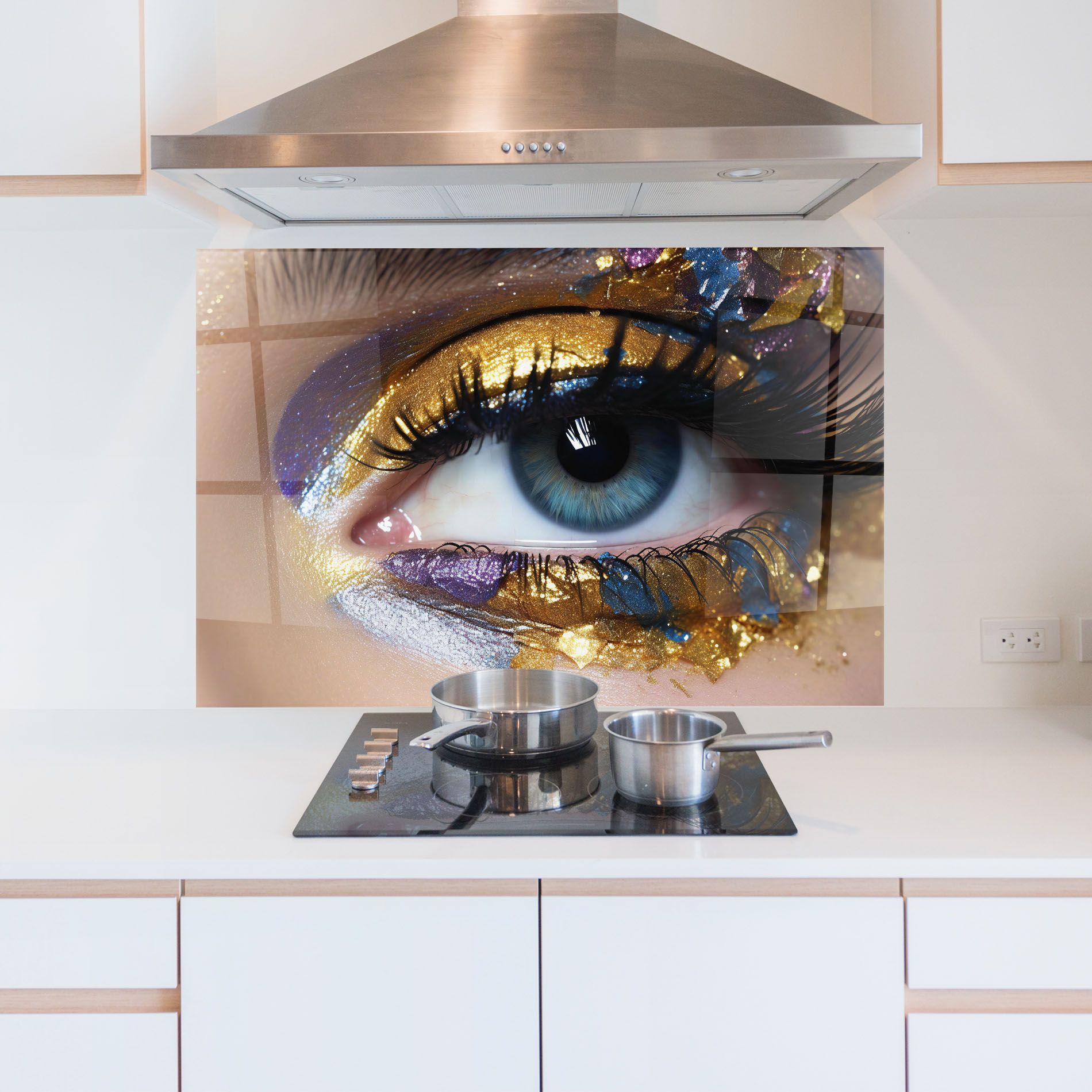 Golden Purple Make Up mockup 5