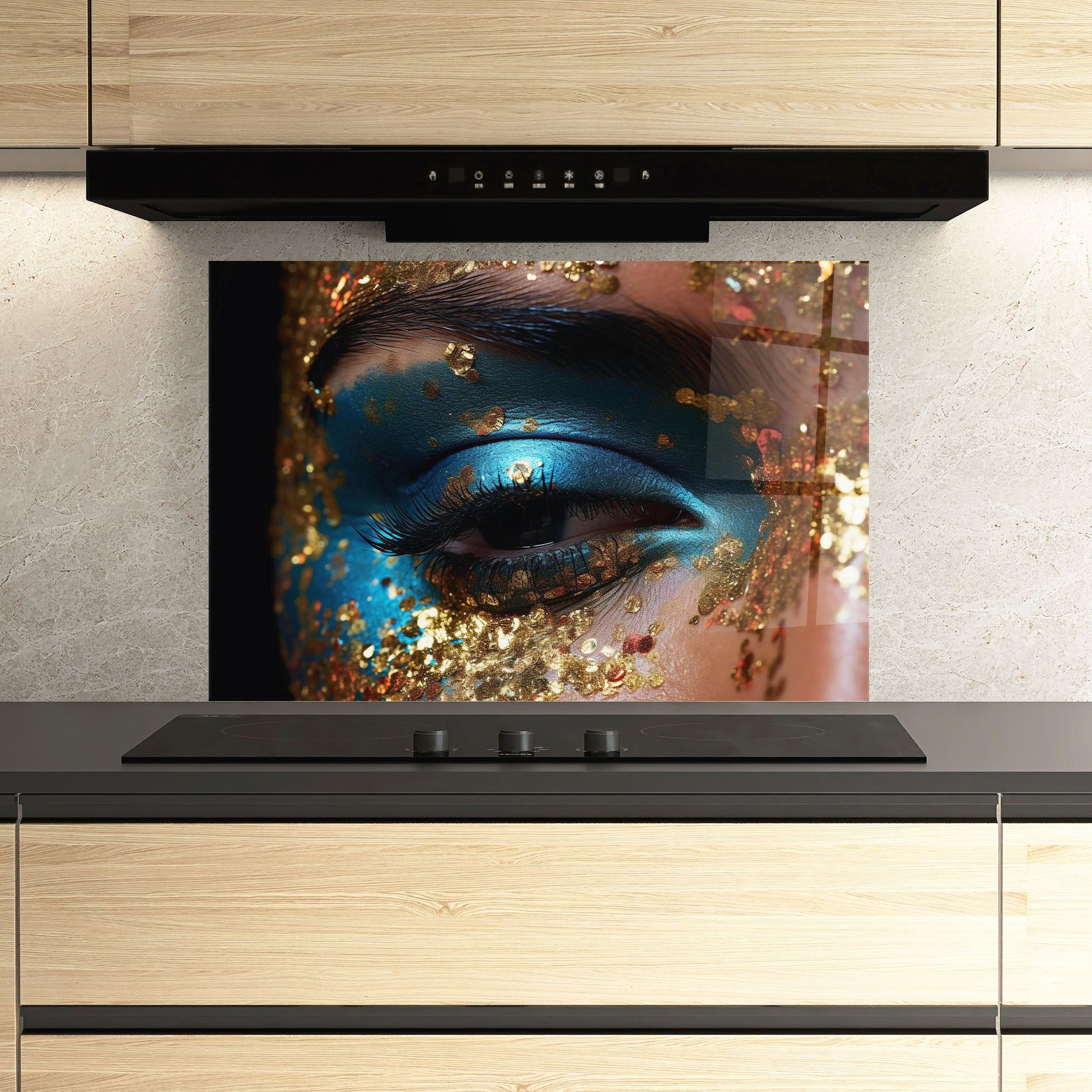 Blue Gold Glitter mockup 3