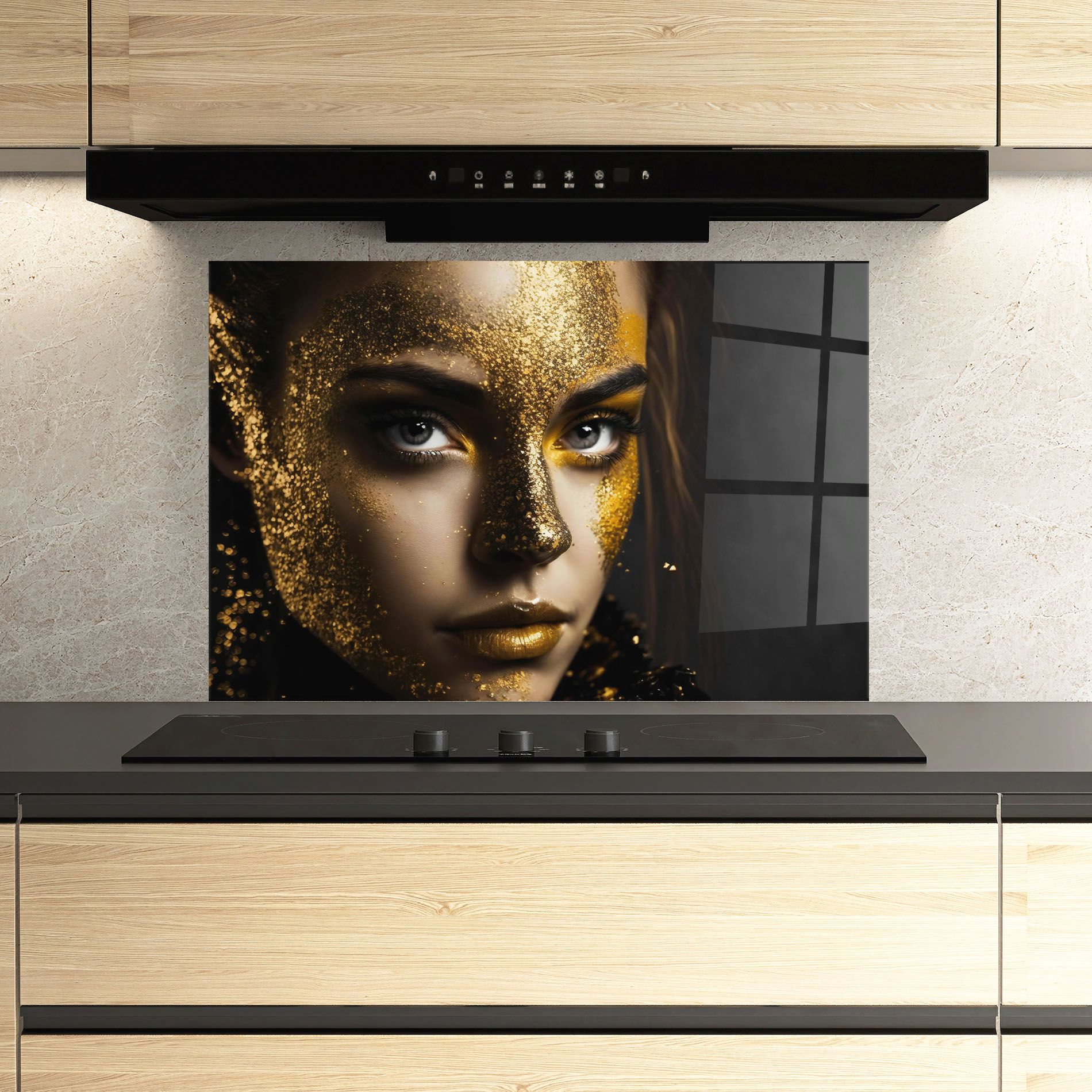 Grey Cat Eye Makeup mockup 3