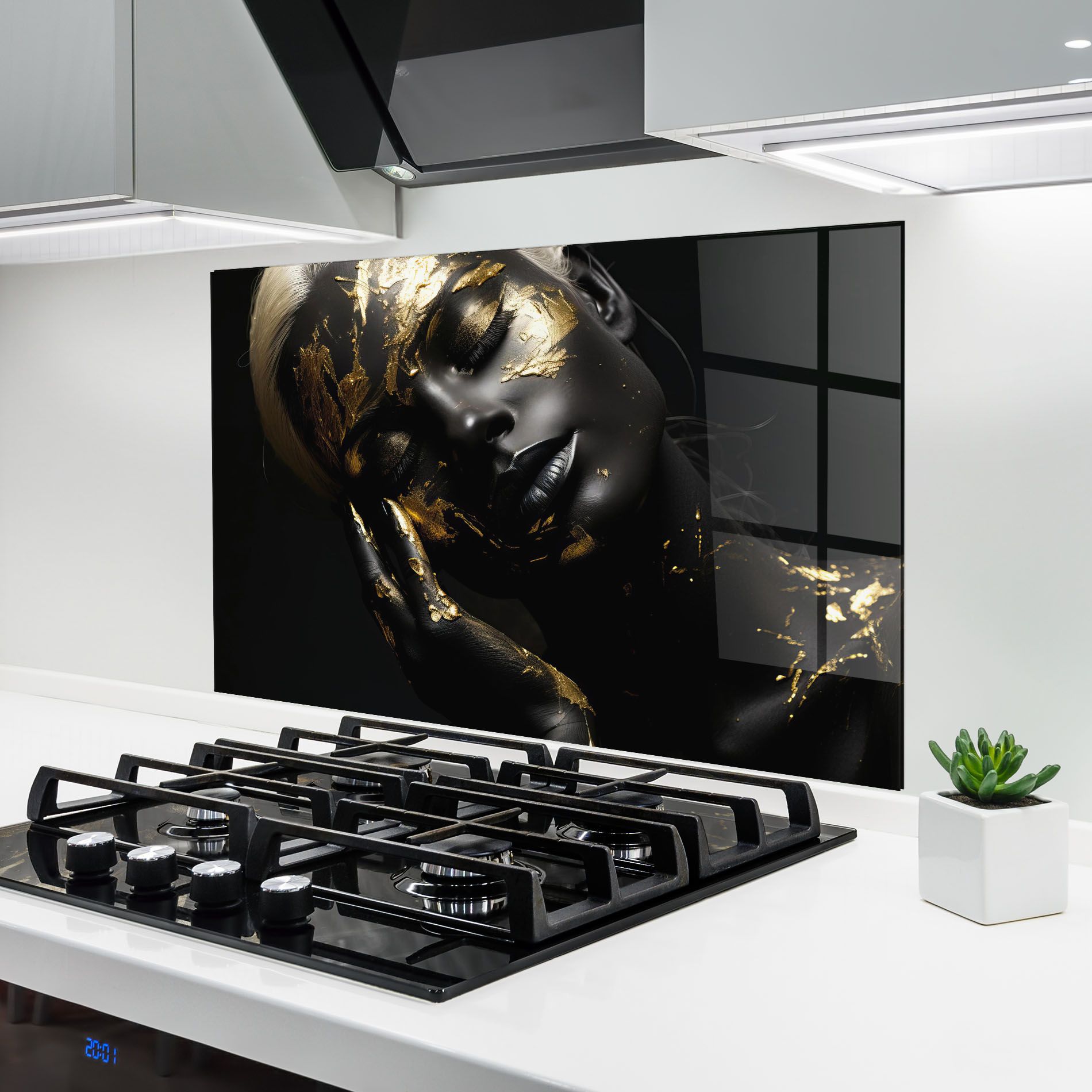 Gold Makeup On Black mockup 6