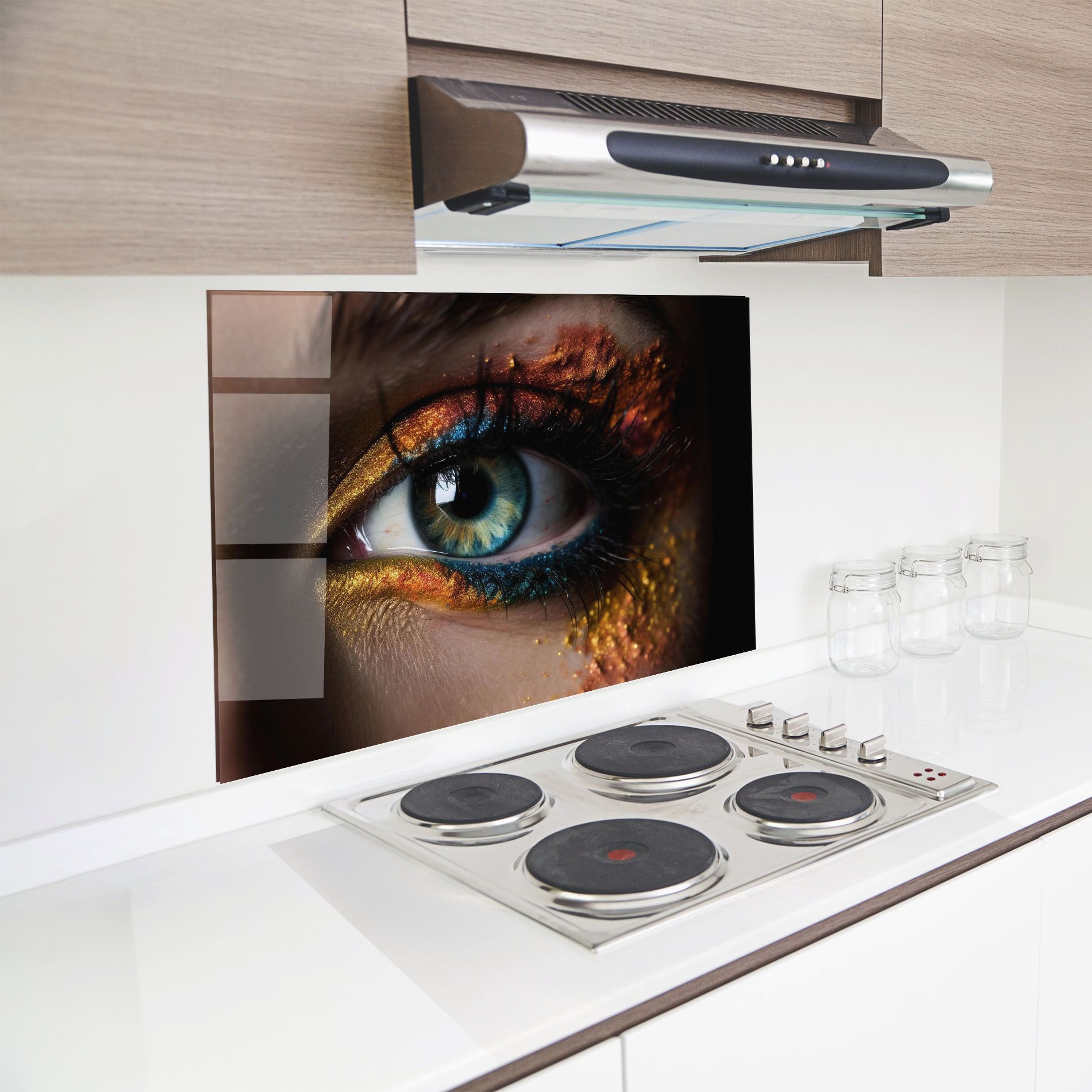 Blue Green Eye Makeup mockup 8