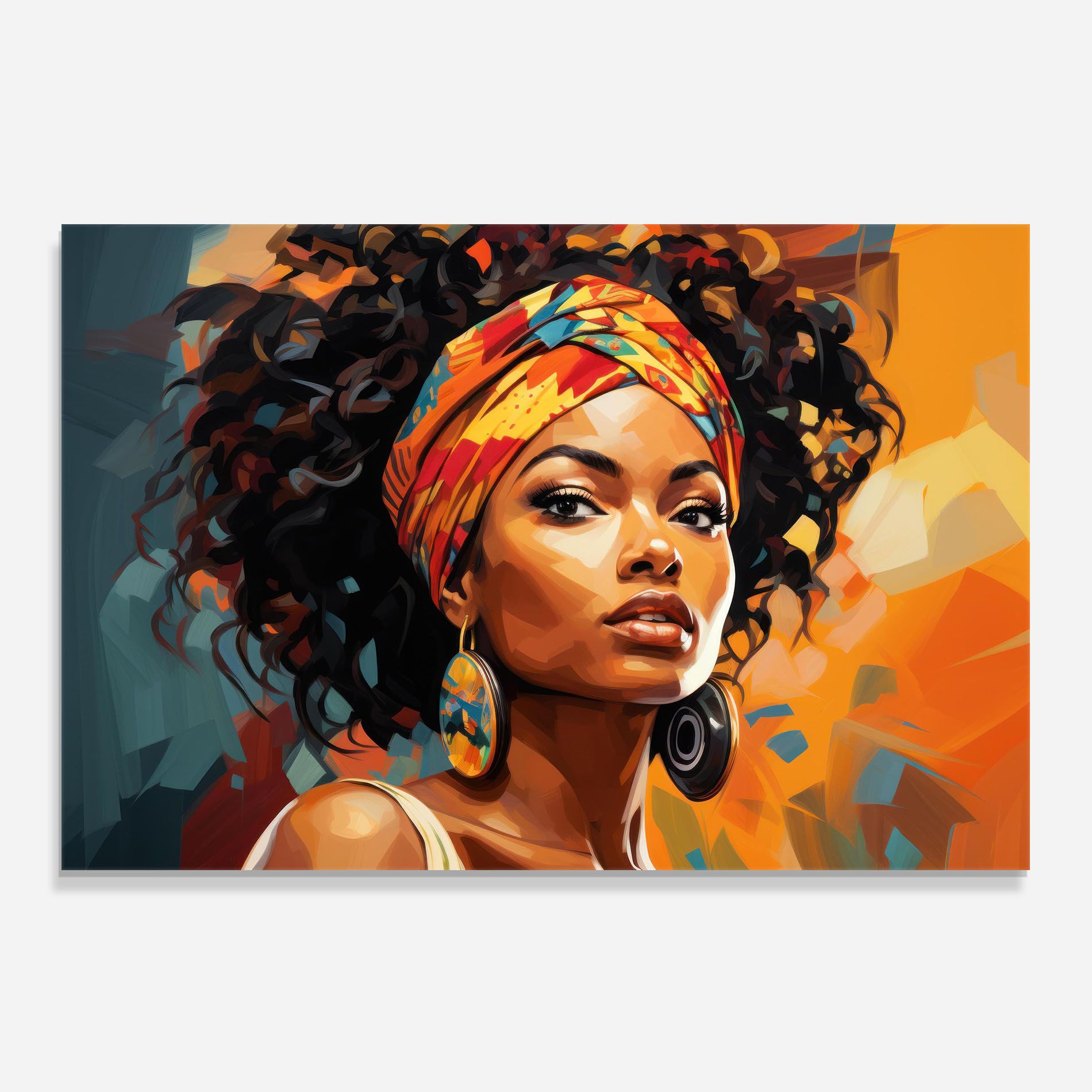 Colorful Ethic Portrait mockup 0